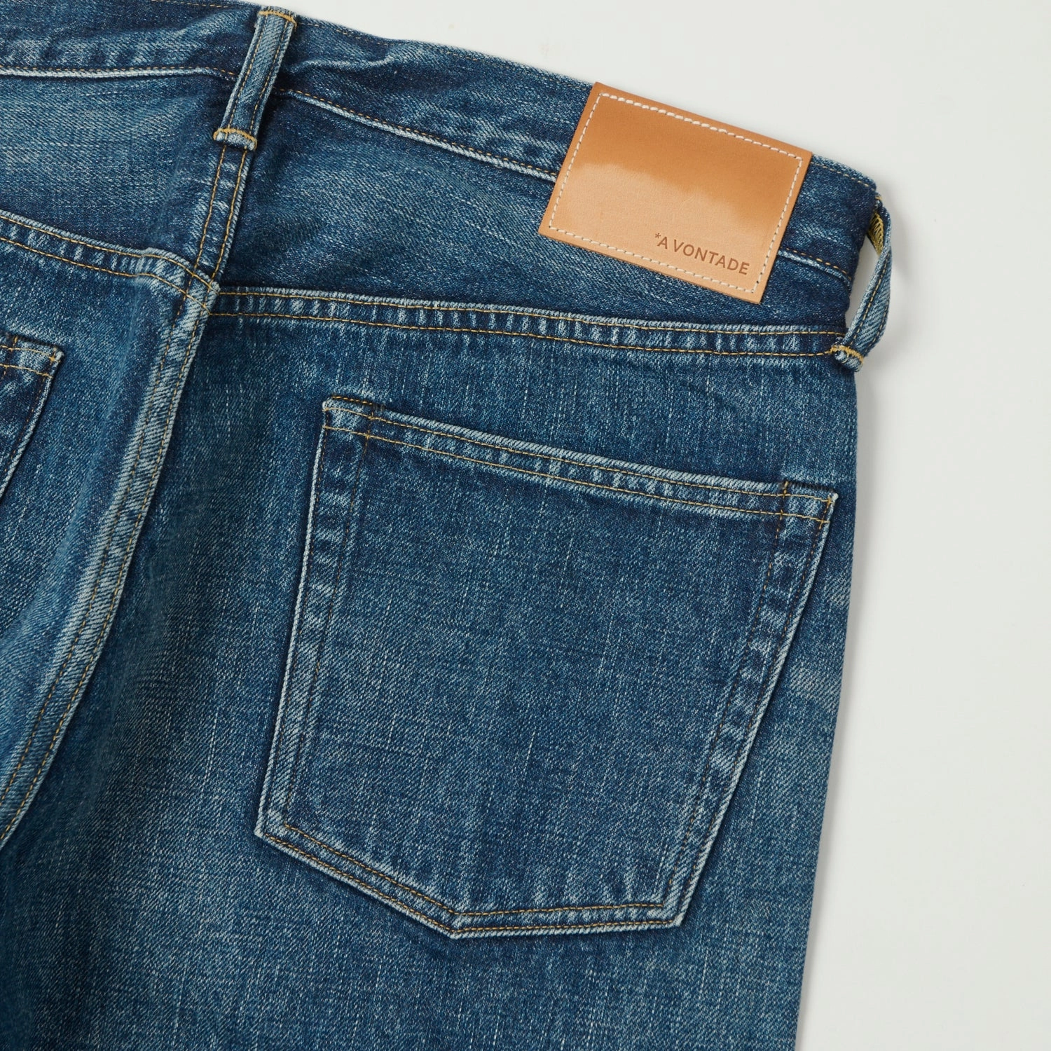 Strong Stitch A Vontade 0102SXX Regular Straight Jean - Dark Blue Wash