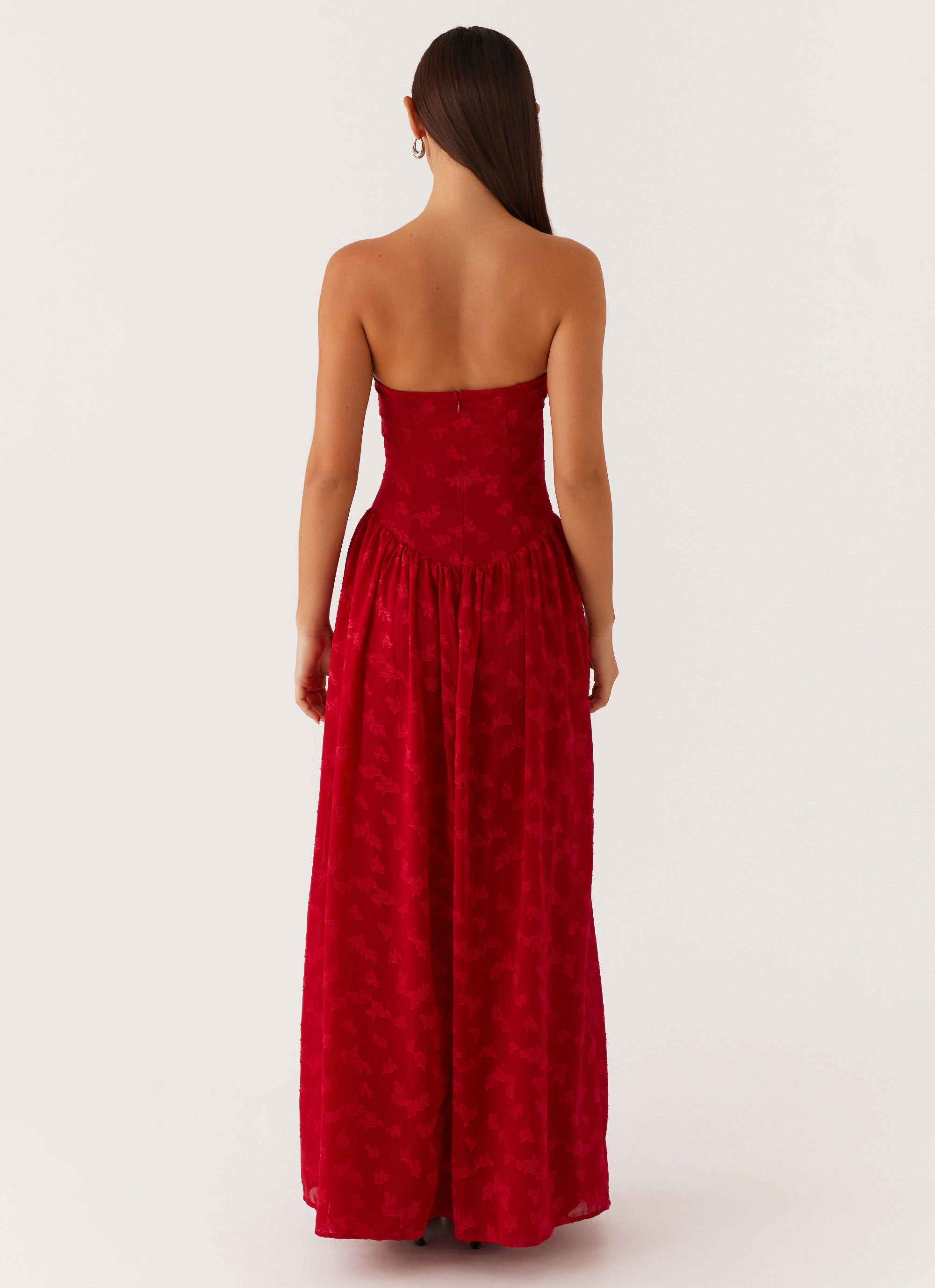 Cool Simplicity Adira Maxi Dress - Red