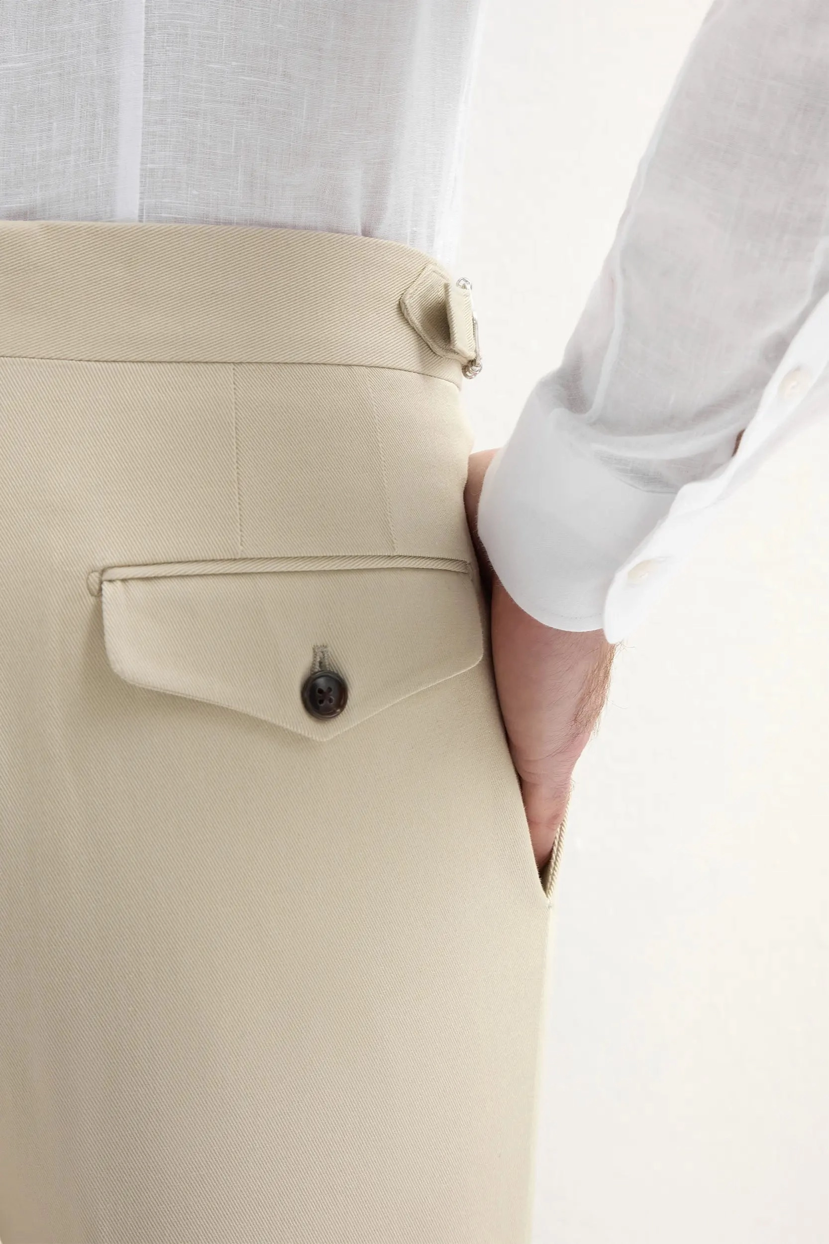 Bright Colors Beige cotton shorts - Made in Italy