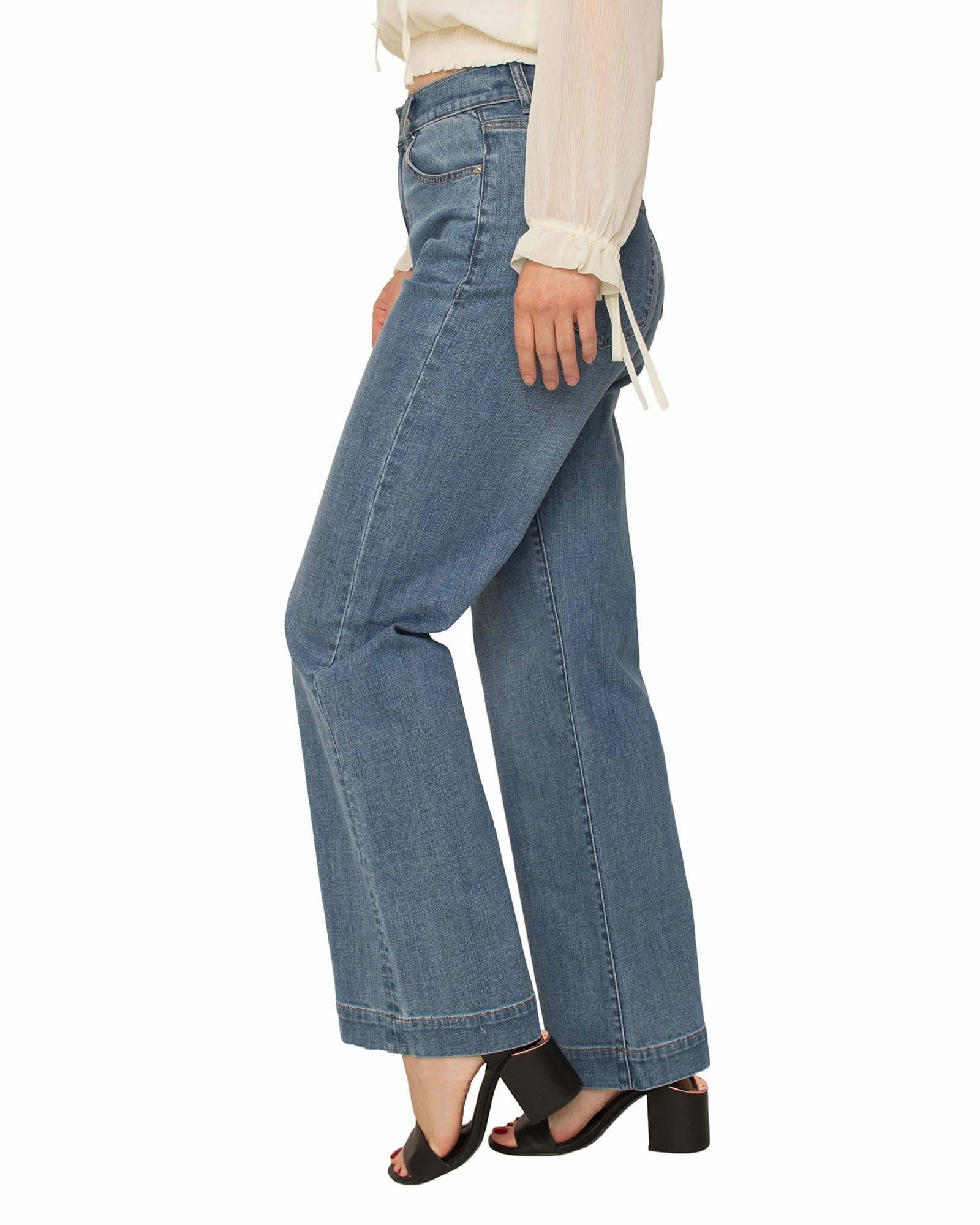 Weekend Style Casual Parent Style Makenna High Waist Straight Leg Jean | 3216 Whisker