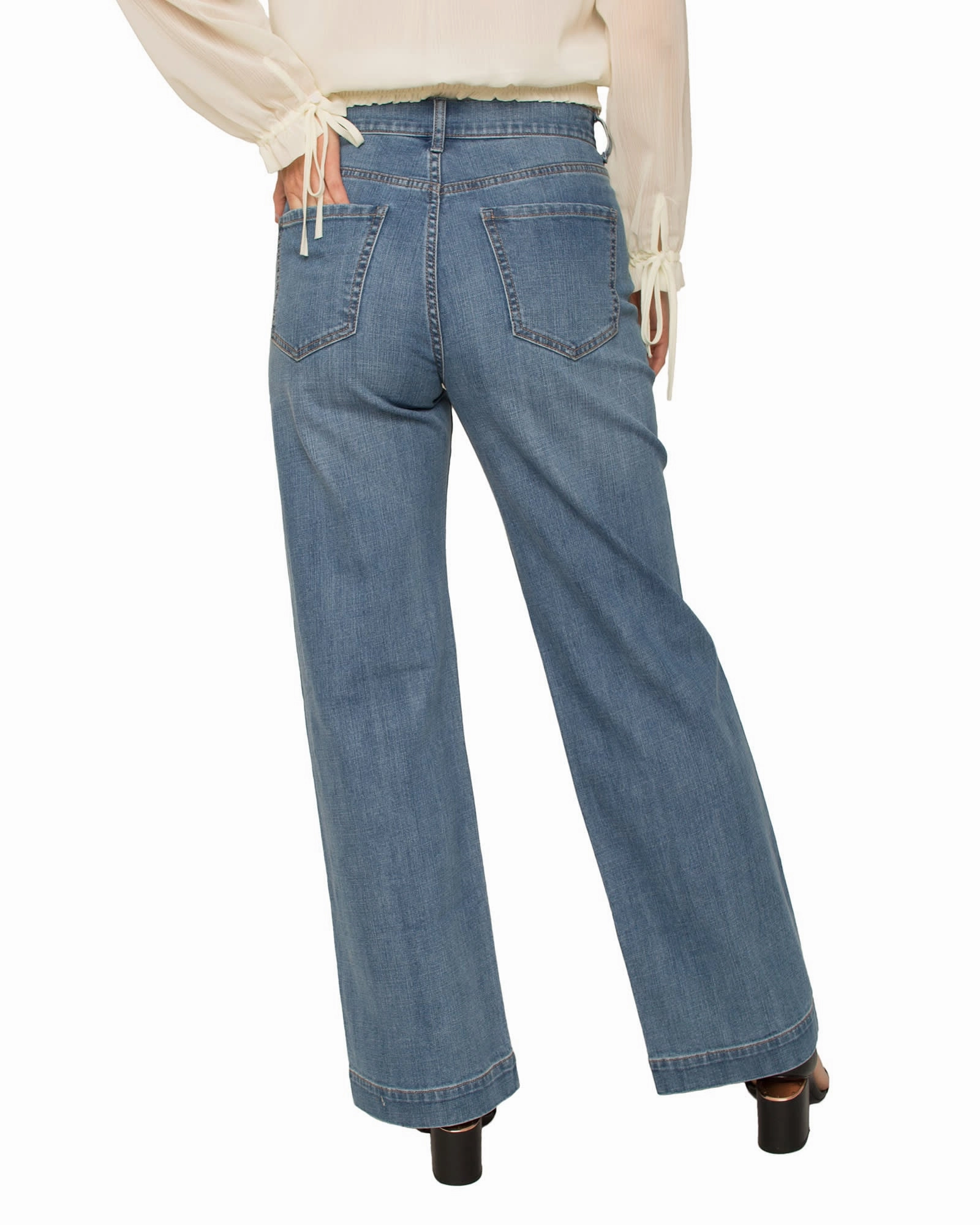 Total Comfort Makenna High Waist Straight Leg Jean | 3216 Whisker