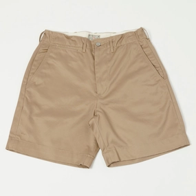 Soft Finish Buzz Rickson's 1945 Chino Short - Beige