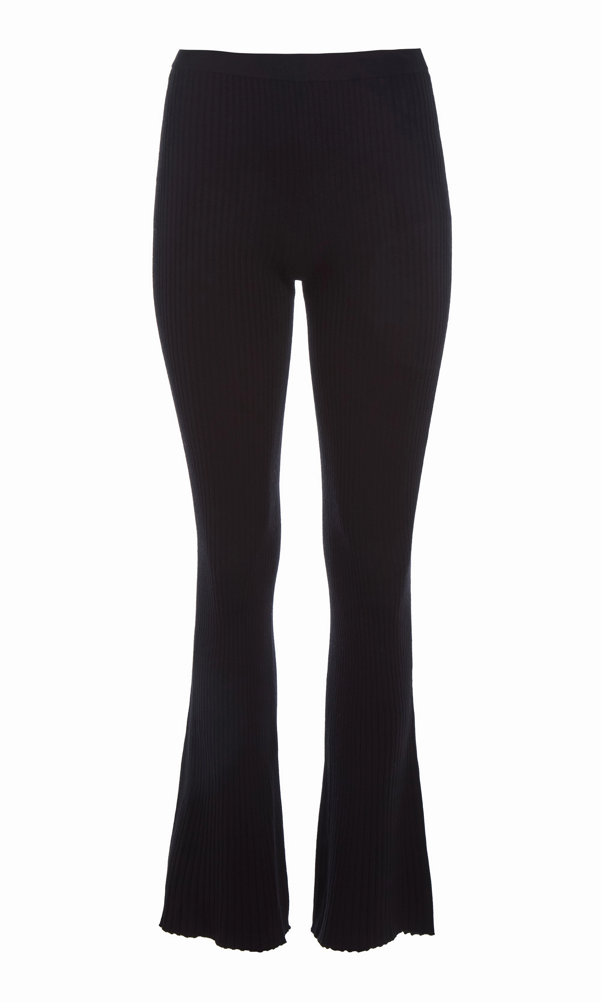 Work Day Alicia Knit Pant in Black Merino Wool