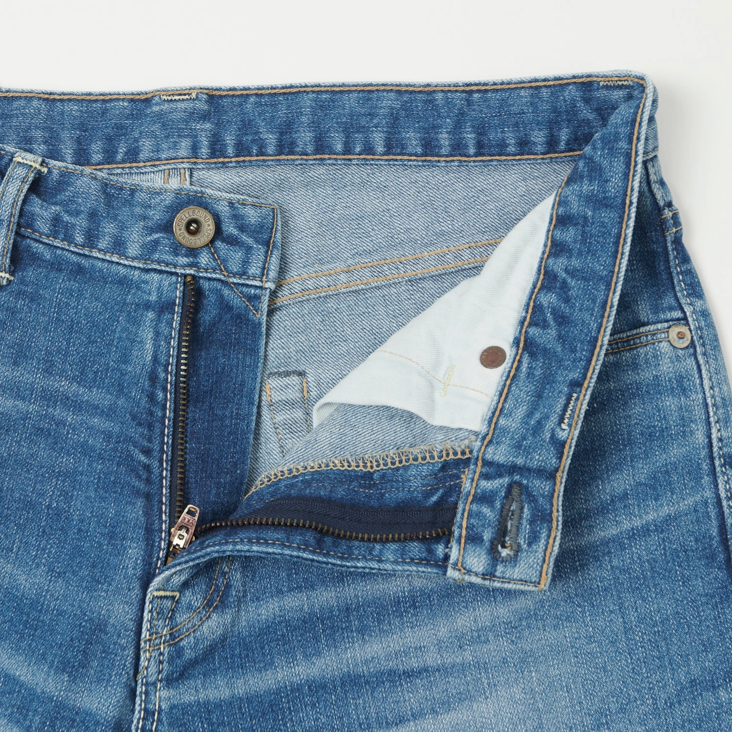 Spellbound 171C 12oz Slim Tapered Jean - Stone Wash Friction Free Inner Lining Effortless Design