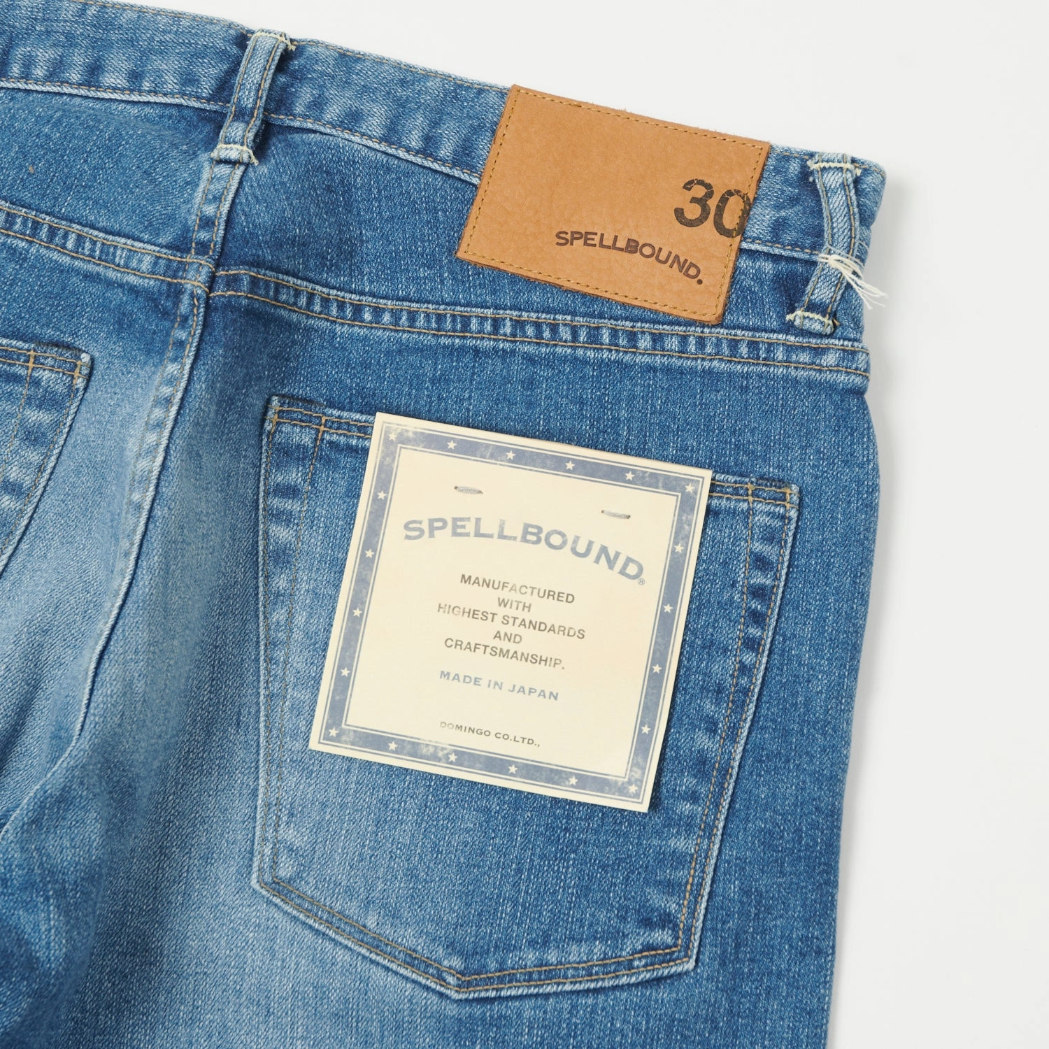 Button Fly Option Spellbound 171C 12oz Slim Tapered Jean - Stone Wash