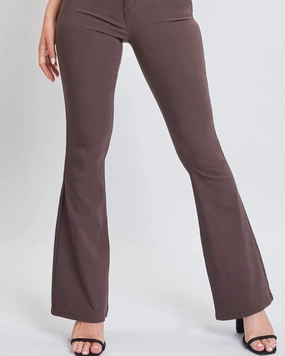 Hyperstretch High Rise Flare Denim In Coco | Coco Outfit Plan