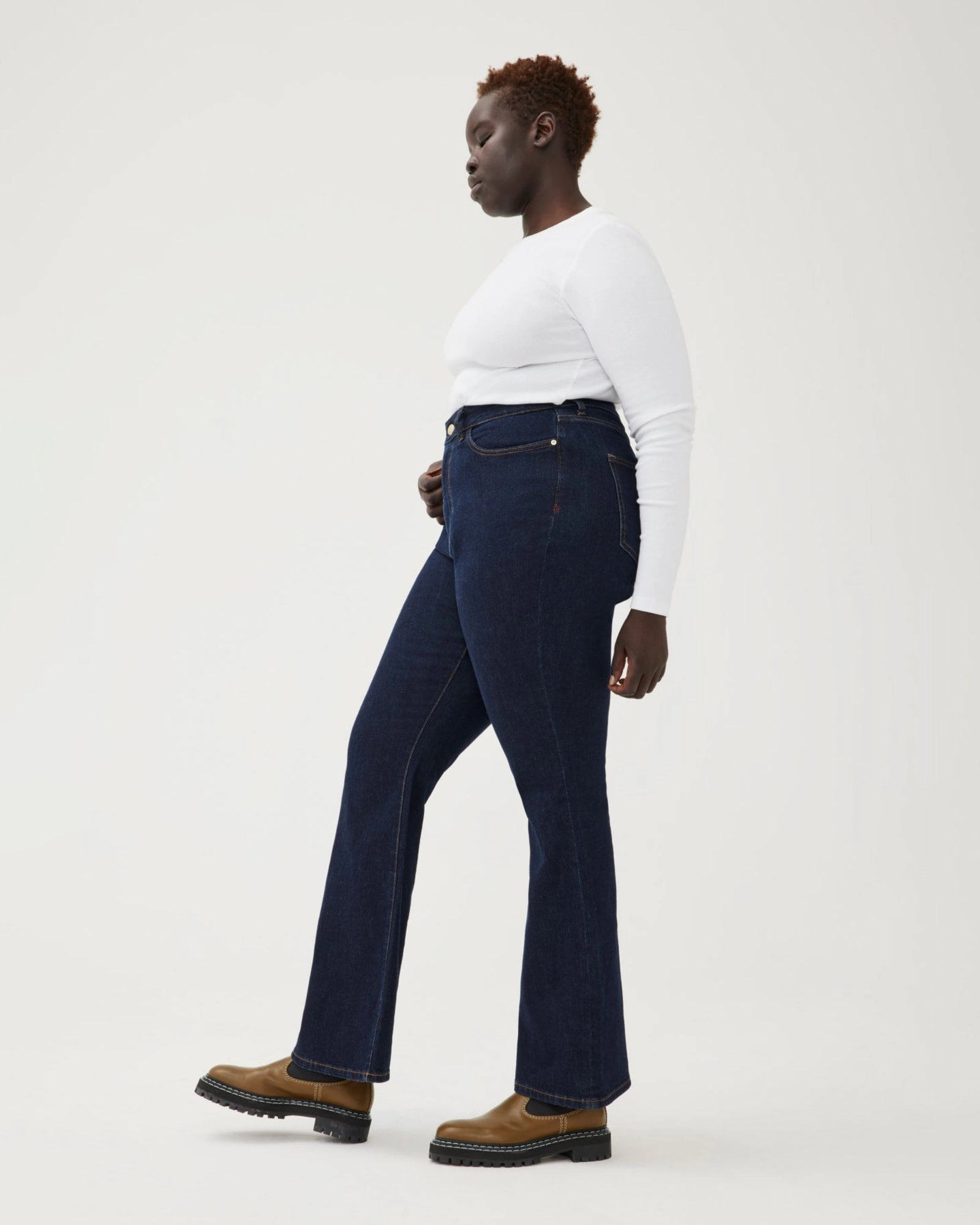 Family Style Parent Style Smart Casual MIA PLUS - HIGH RISE FLARE | DRUM | DRUM