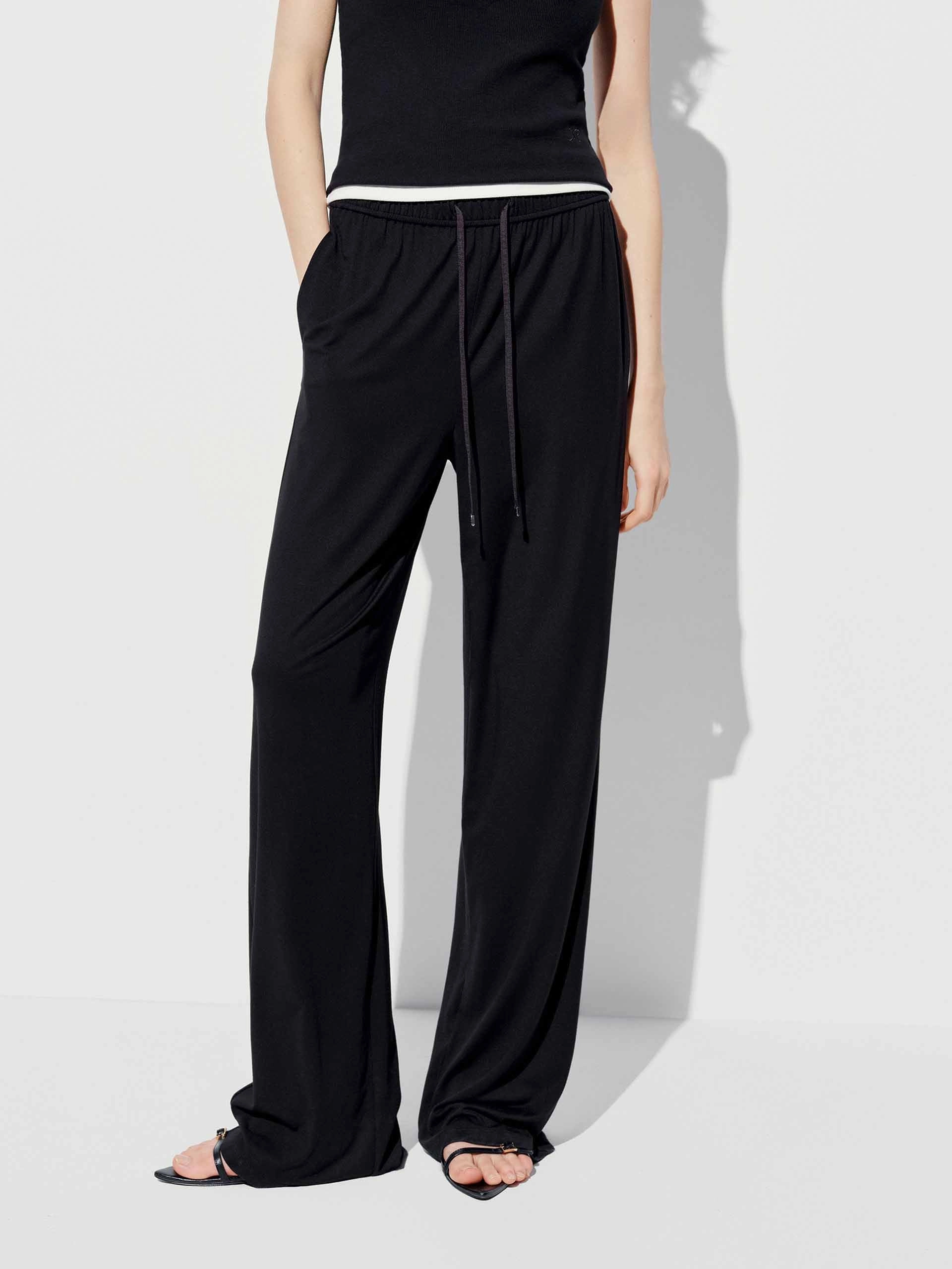 Timeless Wear Side Pockets Drawstring Trousers