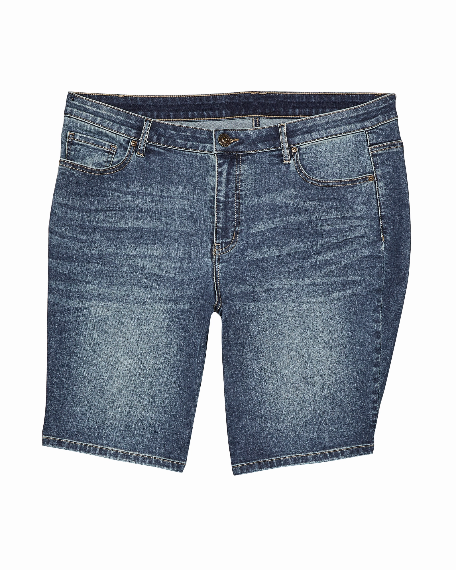 Bold Look Parent Style Simple Fashion Allan Bermuda Short | Medium Wash