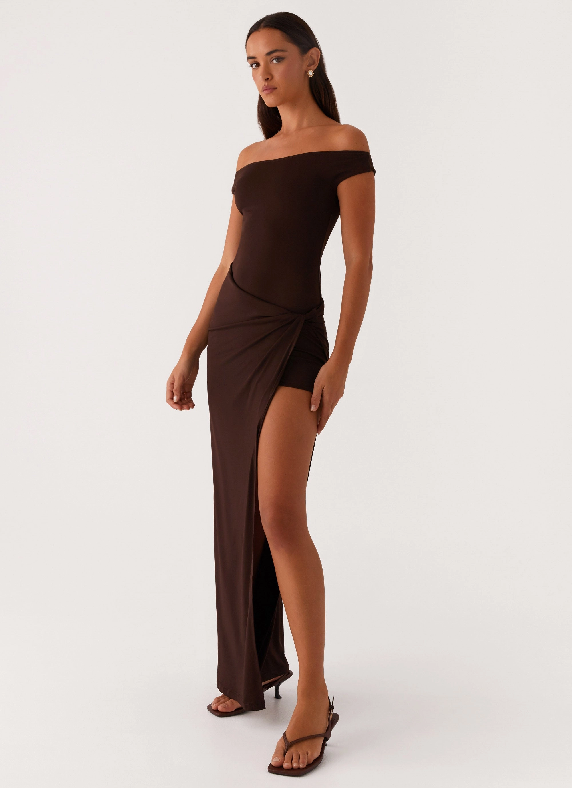 Day Outfit Amerie Maxi Dress - Chocolate
