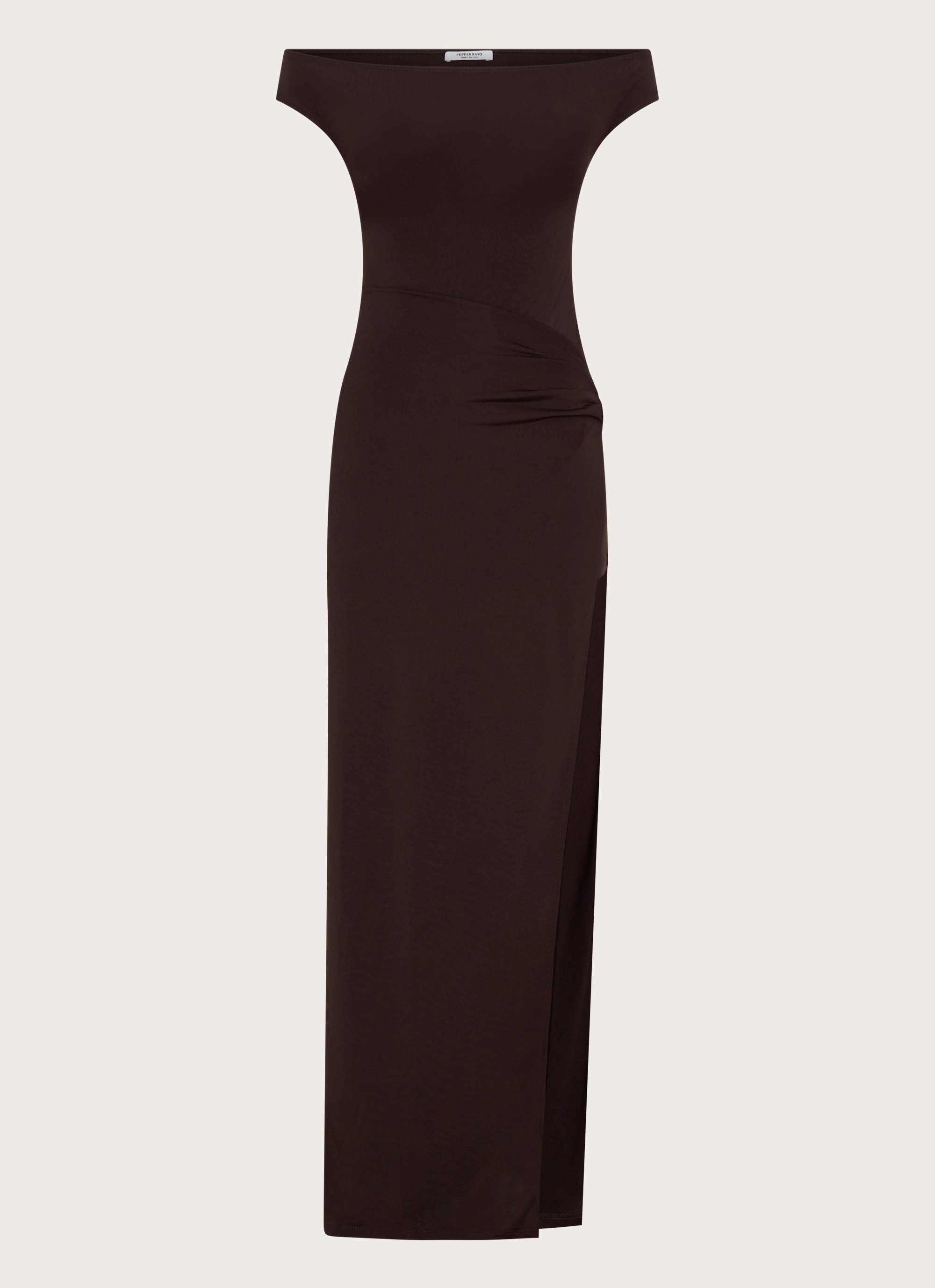 Amerie Maxi Dress - Chocolate WaterRepellentCoating