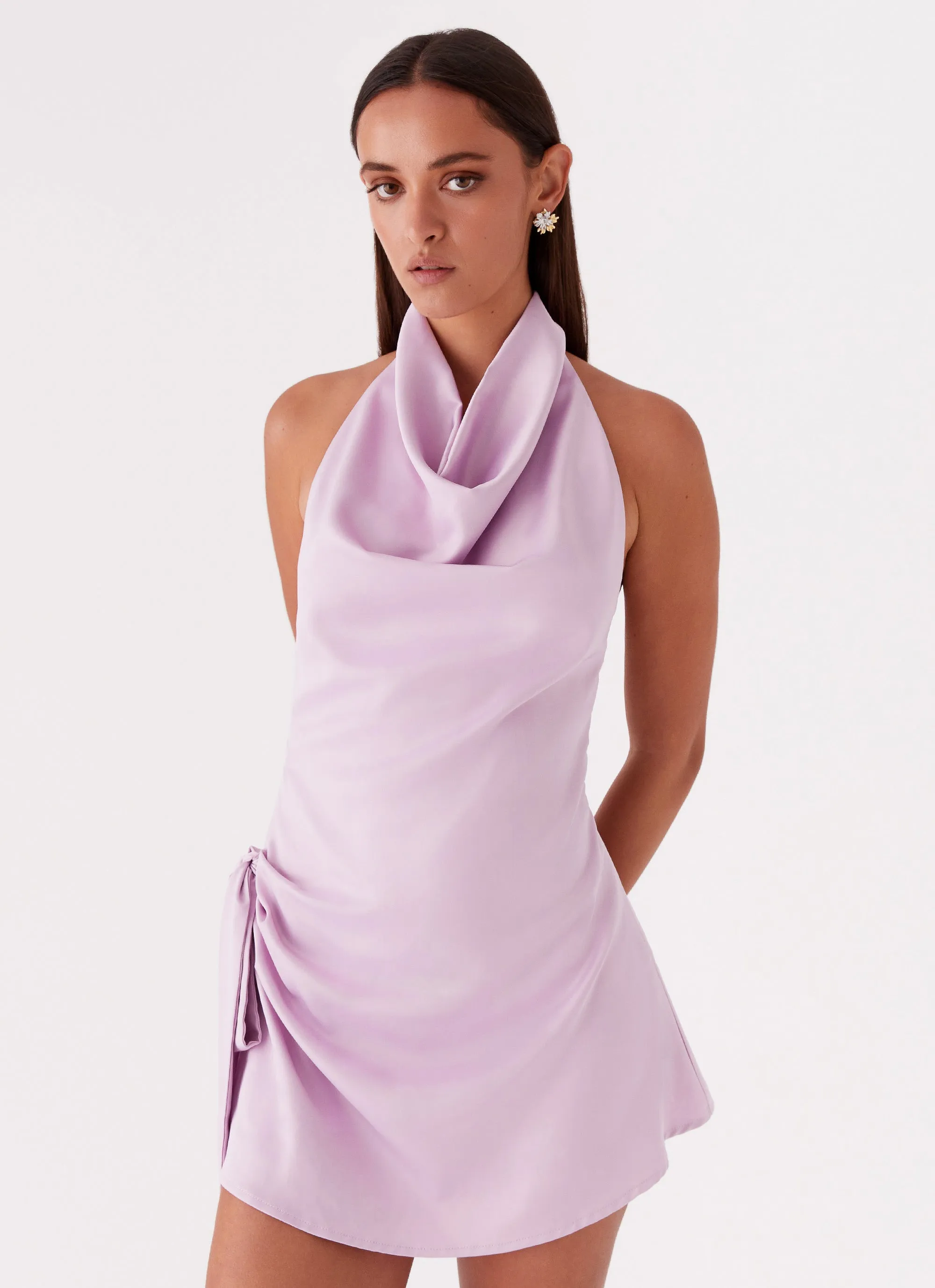 Kind Light Something About You Mini Dress - Lilac