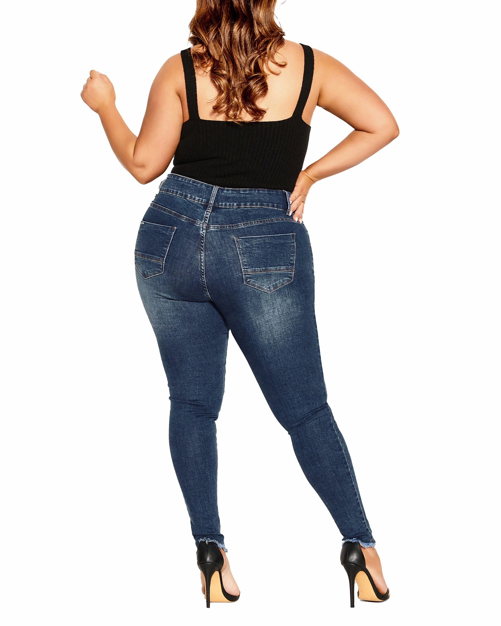 Amla Chic Cuff Jean | Medium Wash Eco Friendly Lightweight Modern