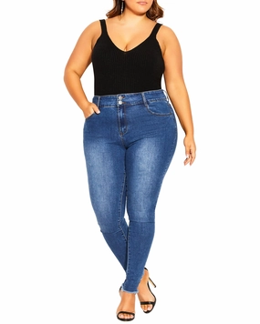 No Fuss Fit Party Look Sunny Vibes Couple Look Amla Chic Cuff Jean | Medium Wash