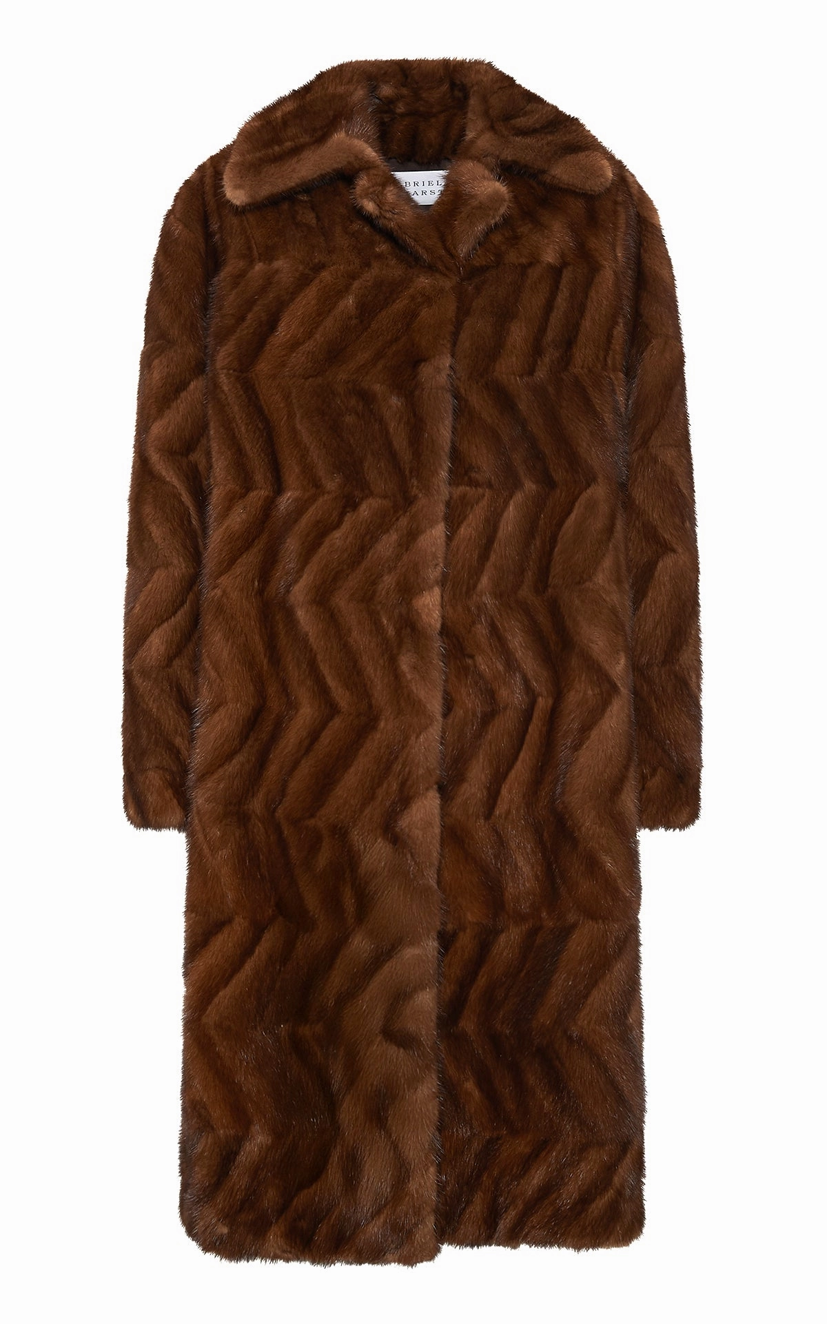 Cold Season Andal Coat in Mahogany Recycled Mink Fur