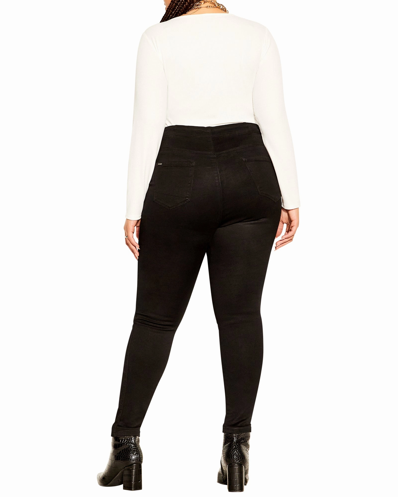 Andie Side Button Jeans | Dark Wash Easy Essentials Street Appeal