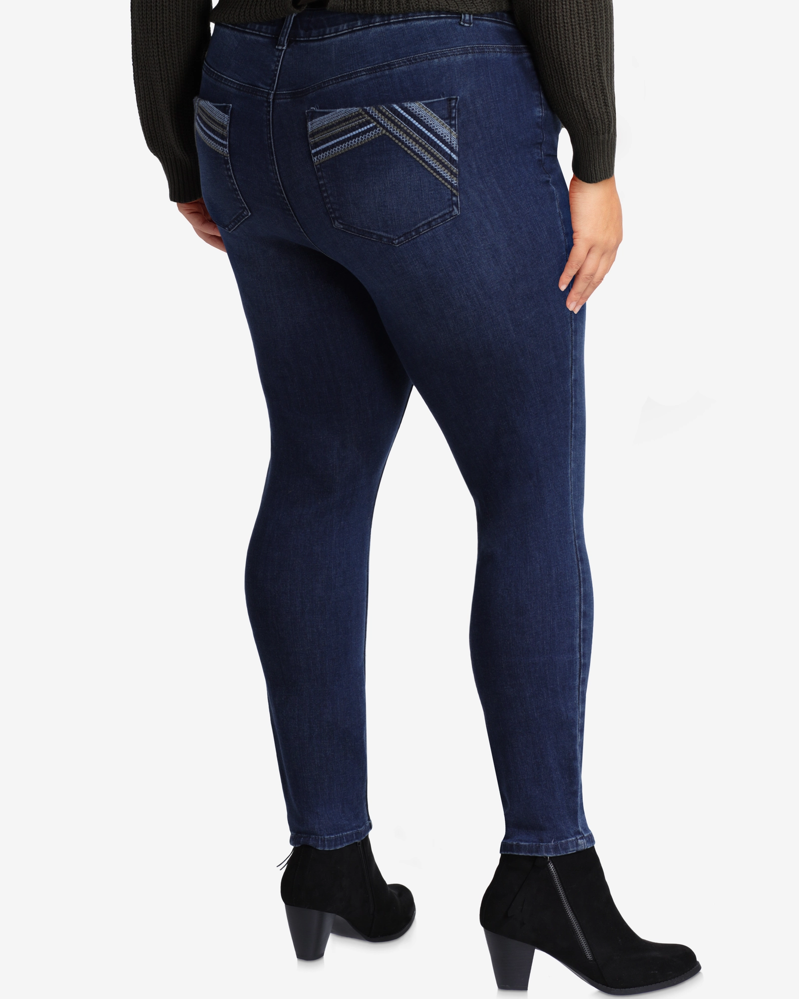 Slim Sunny Vibes Festival Outfit Patchin Embellished Skinny Jean  | Medium Wash