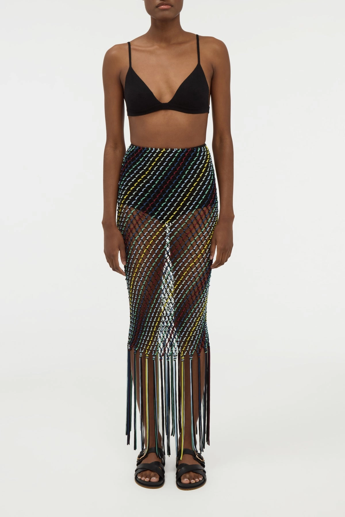 Aris Knit Short in Black Merino Wool Off Duty Layer Comfort