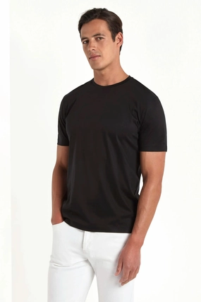 Casual Cool Black jersey t-shirt - Made in Italy