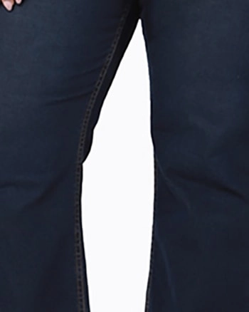 Araceli High Rise Wide Leg Jeans | Navy Smart Waistband