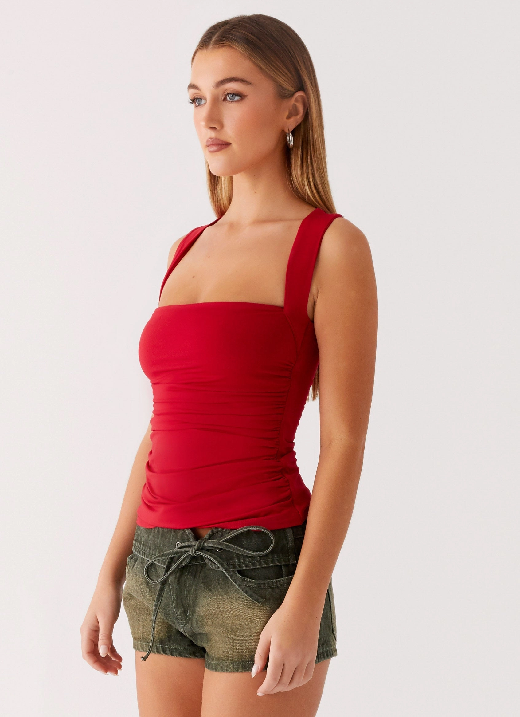 Water Resistant recipe Aria Top - Merlot Red