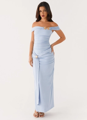 Comfortable and Flattering Majorly Maxi Dress - Blue