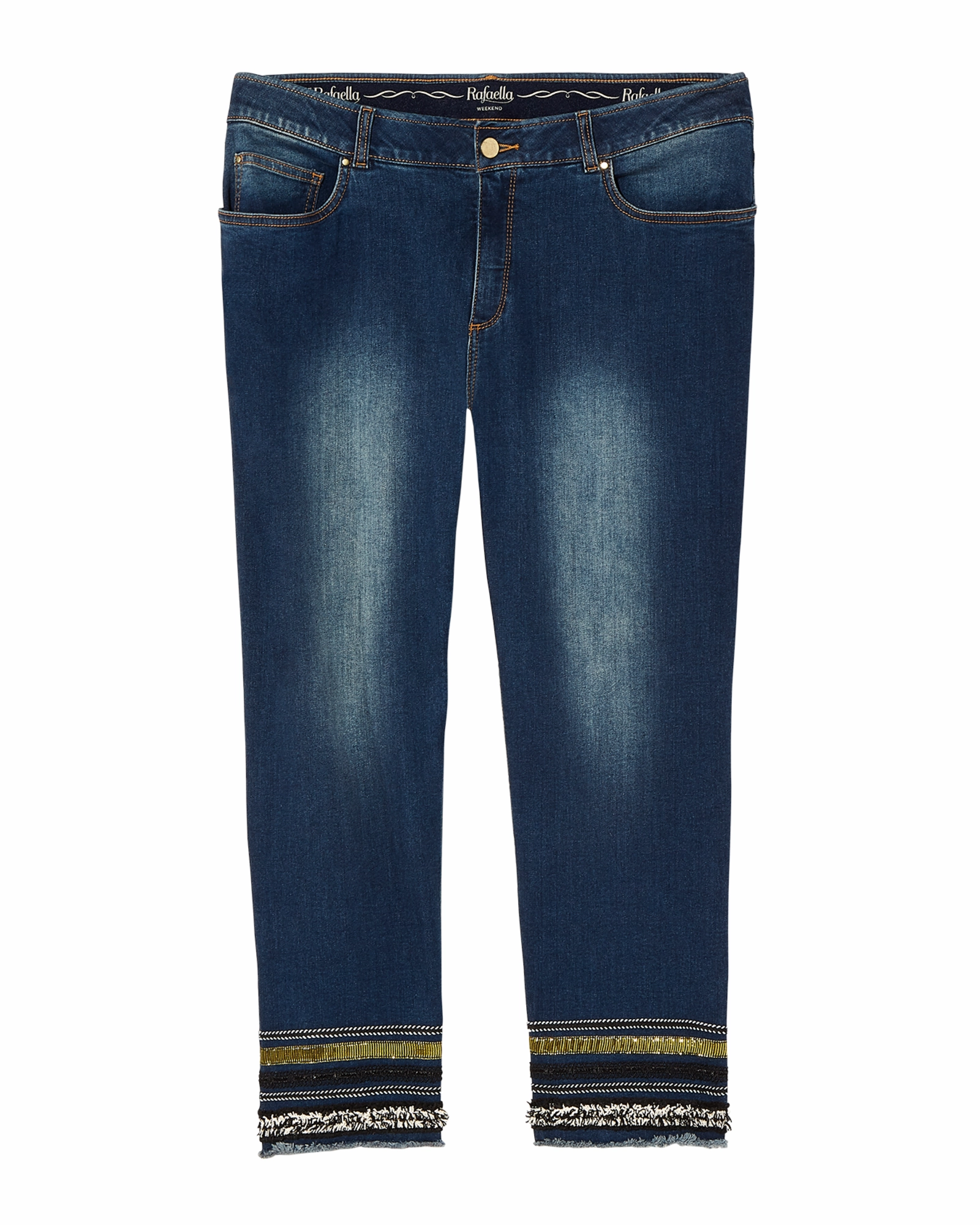 Astor Ankle Skinny with Fashion Hem Detail | Dark Wash Basic Attire Daywear Option