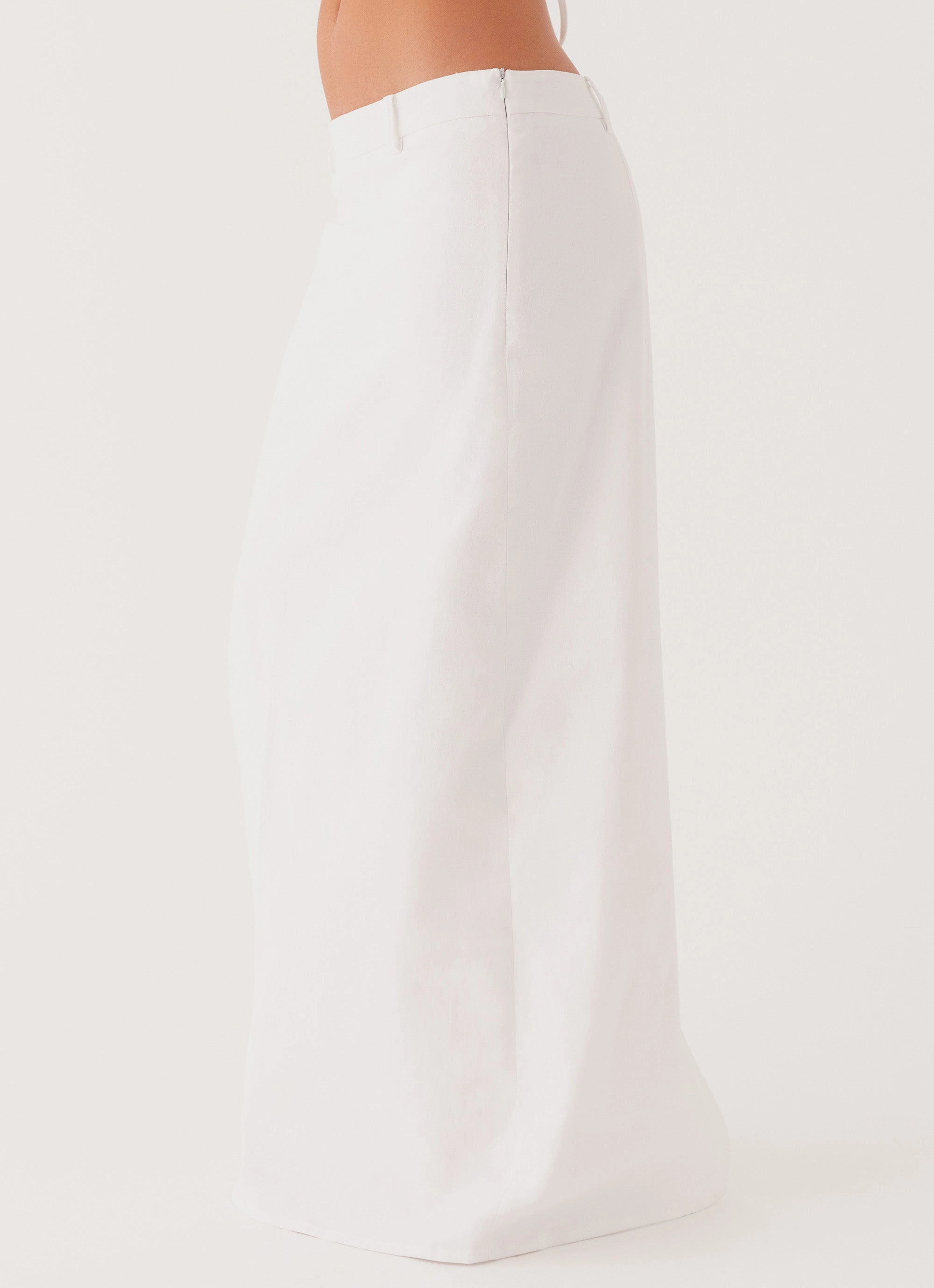 Daily Wear men's style Jaslyn Maxi Skirt - White