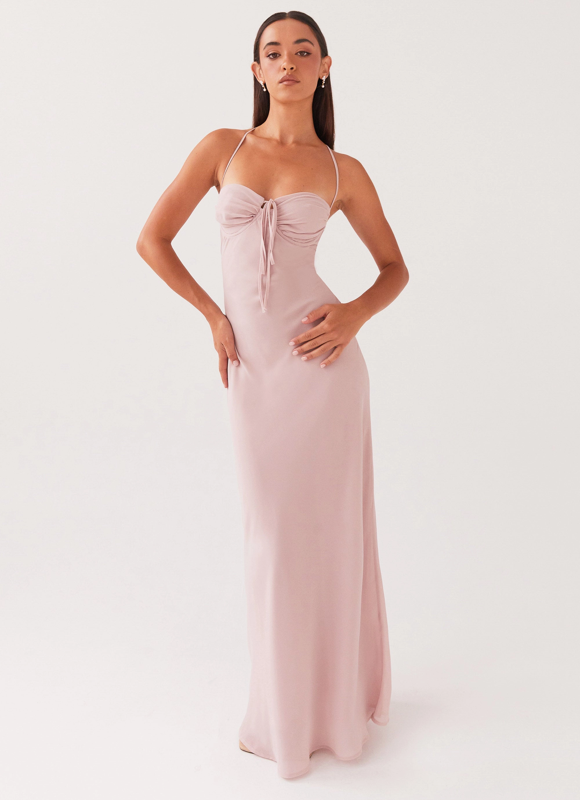 Aveline Maxi Dress - Mauve perfect for events Color Glow