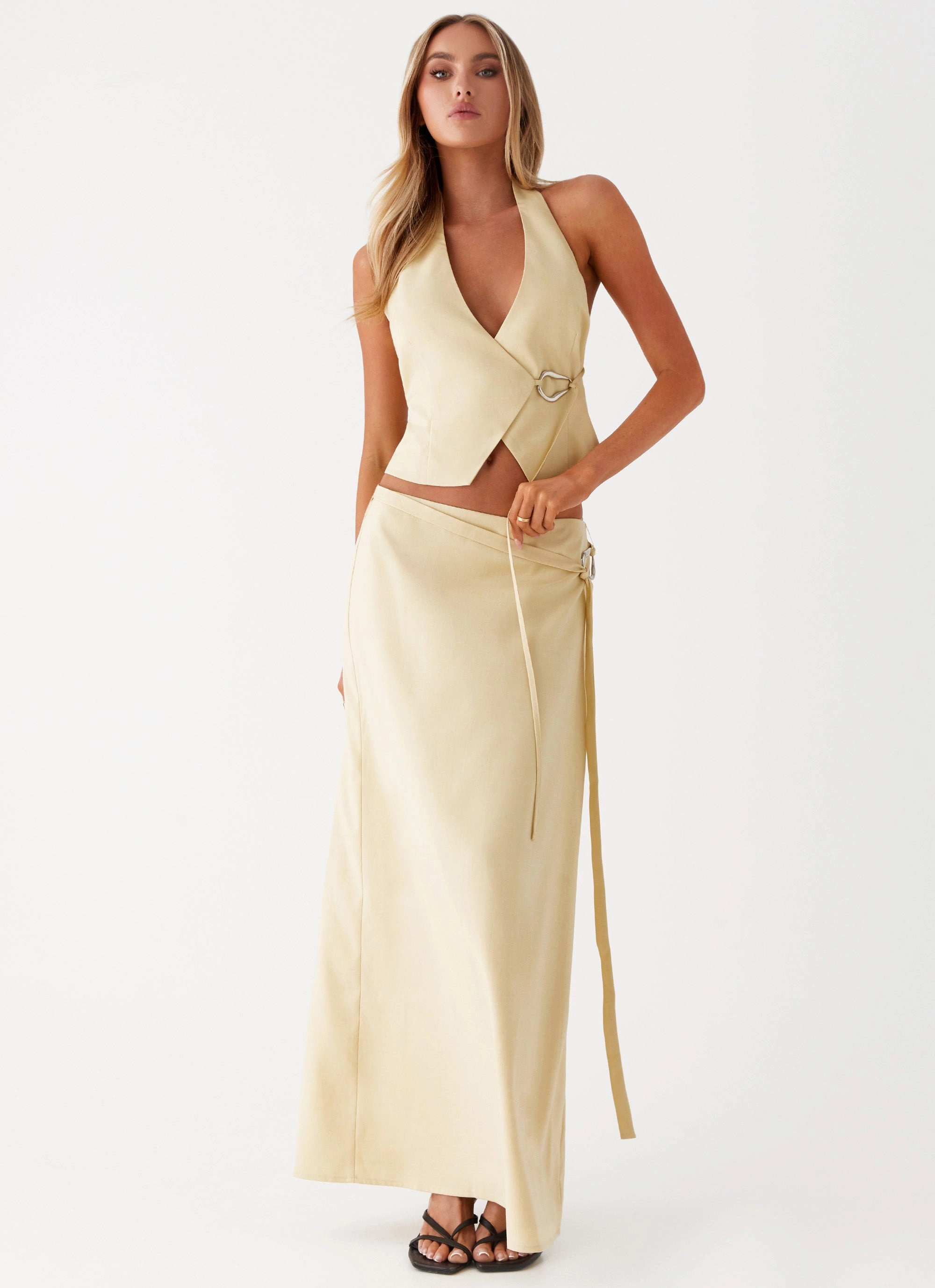 Fashion Tones Azura Maxi Skirt - Yellow