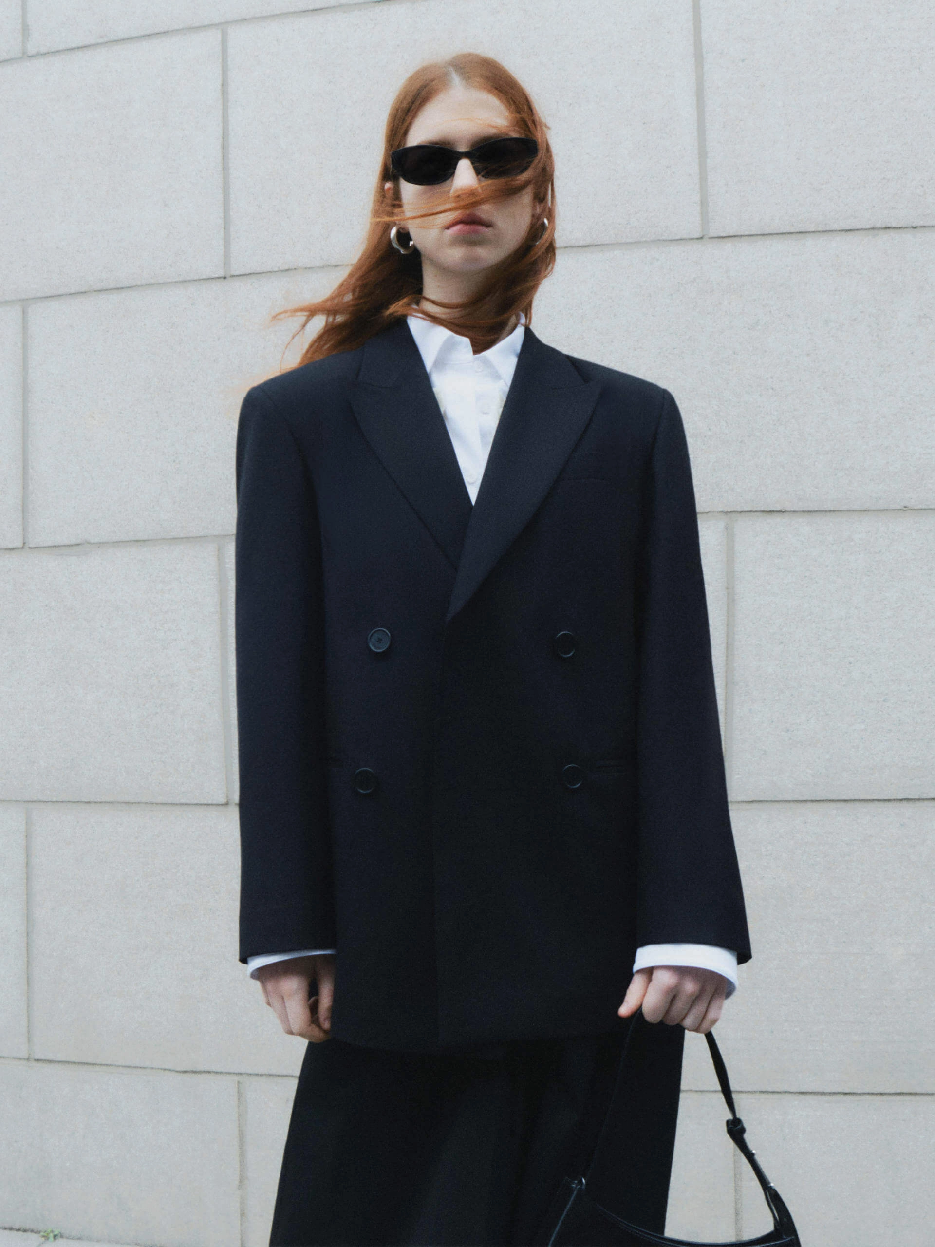 Back Cutout Tie Blazer Hidden Ventilation Mold Resistant Coating