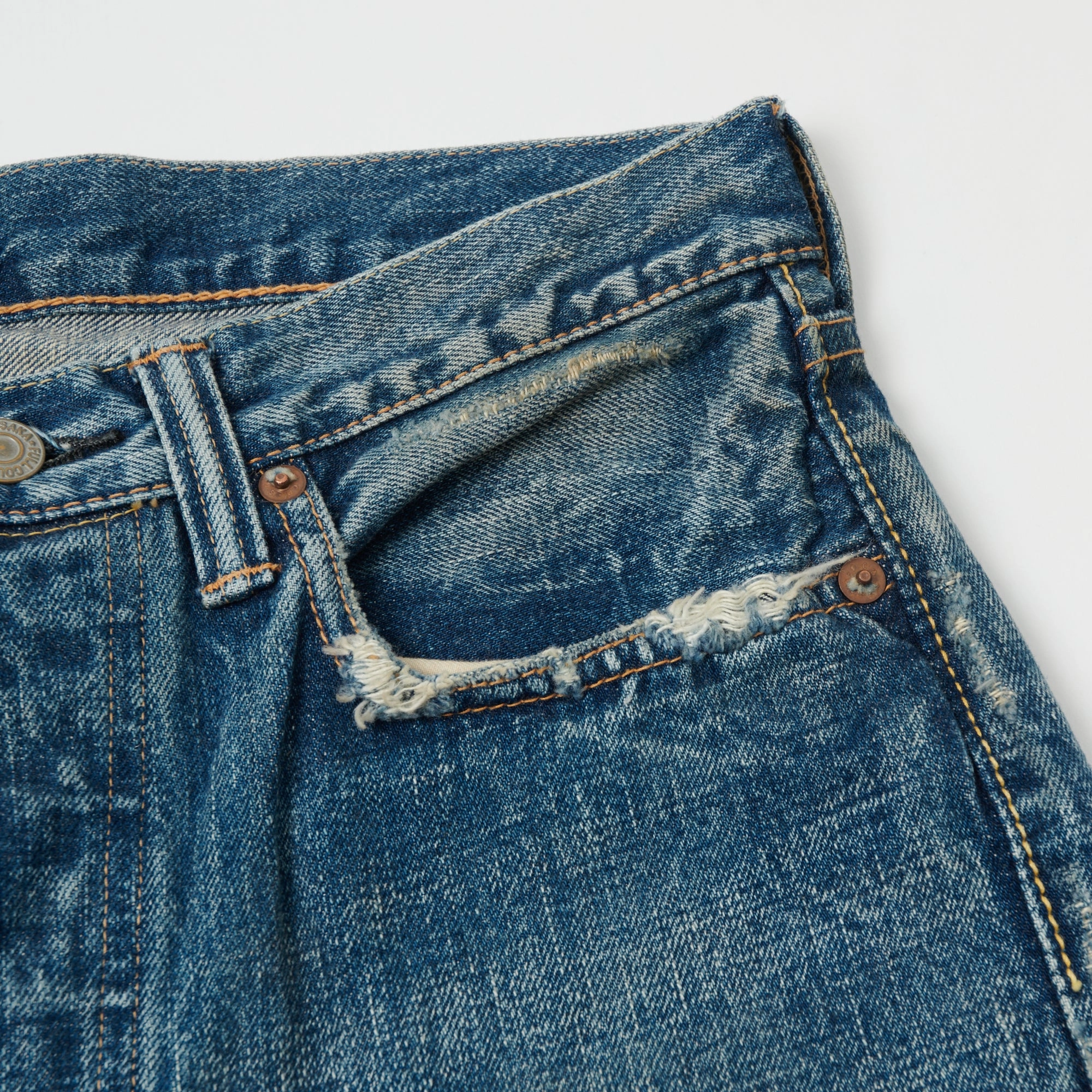 Outdoor Adventure Stylish Full Count 1108 13.75oz Regular Straight Jean - 'Dartford' Wash