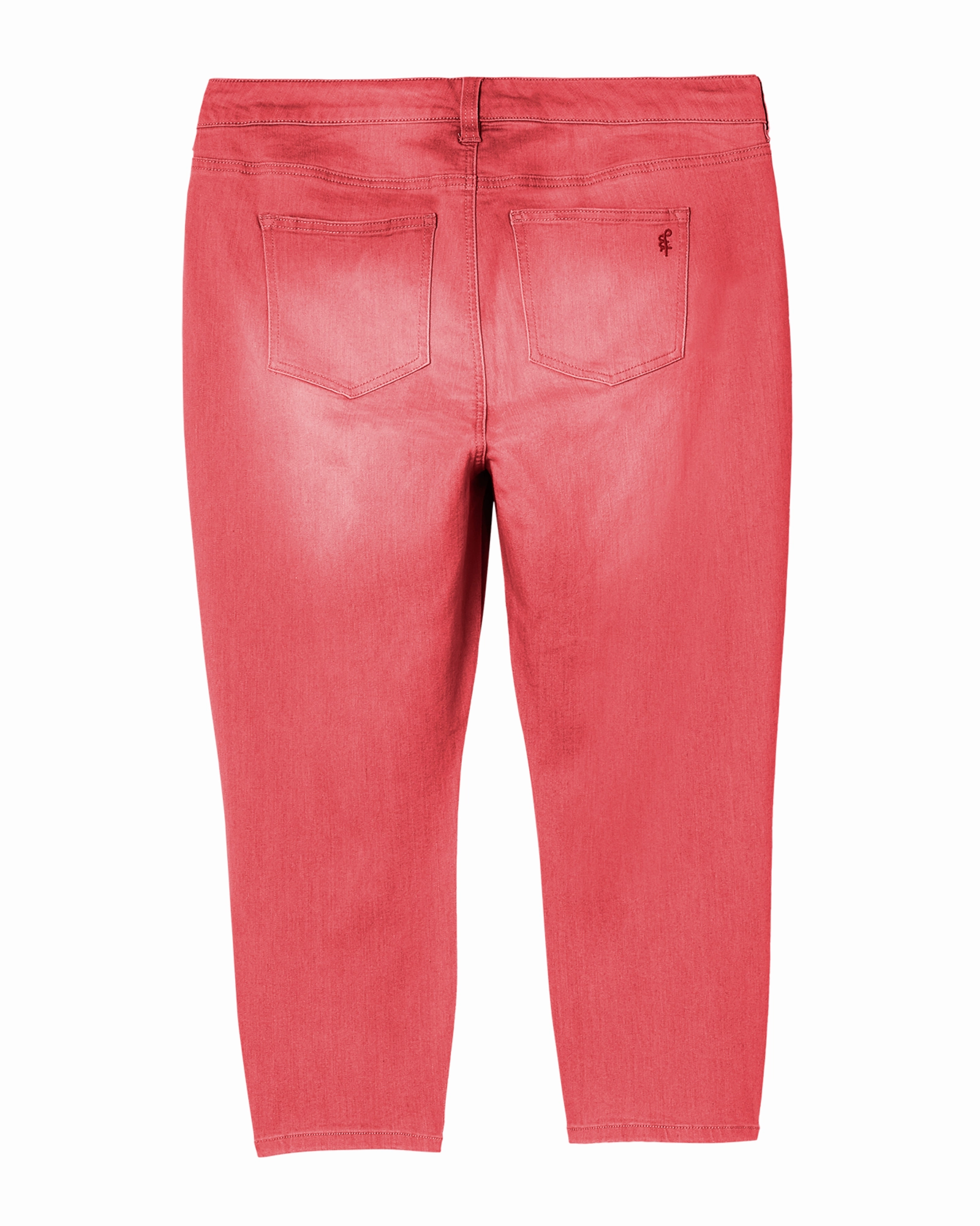 Empire Capri with Side Slit and Rivet Detail | Red Utility Basic Effortless Comfort