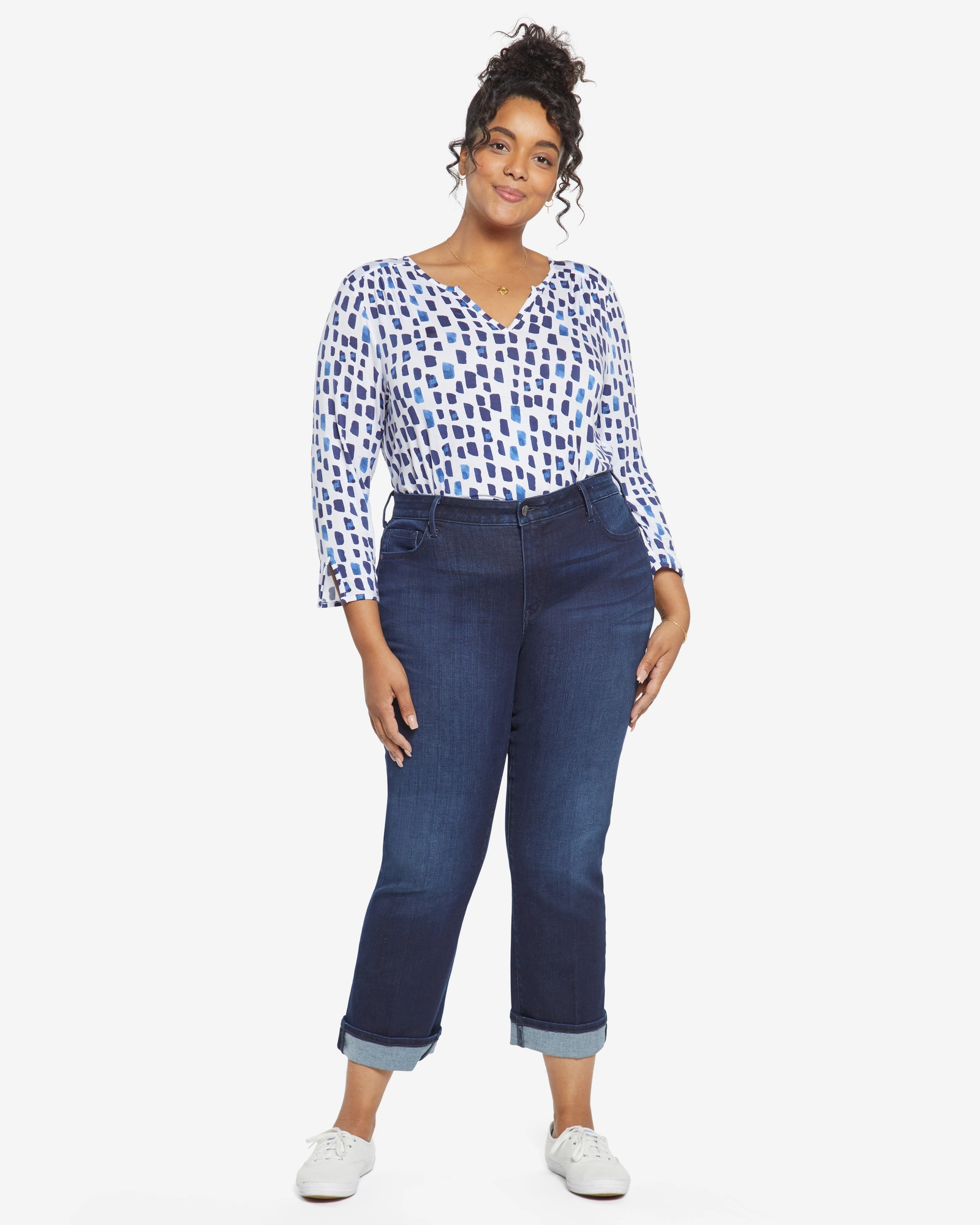 Barbara Cuff Straight Leg Jean | Rapture Outfit Ease Couple Look Elegant Summer Vibes