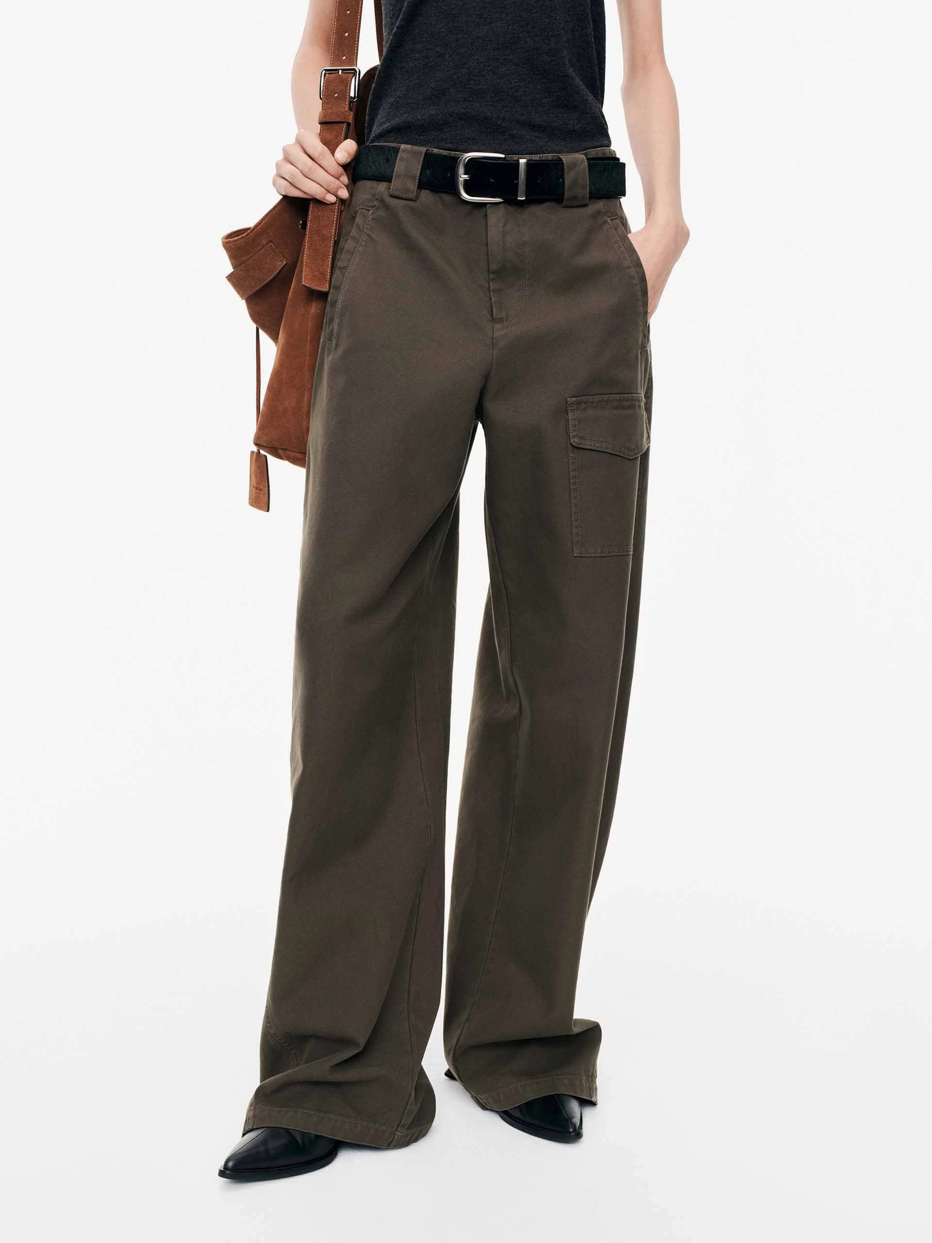 Quick Dry Fit MoistureWickingLining Barrel Leg Cargo Pants