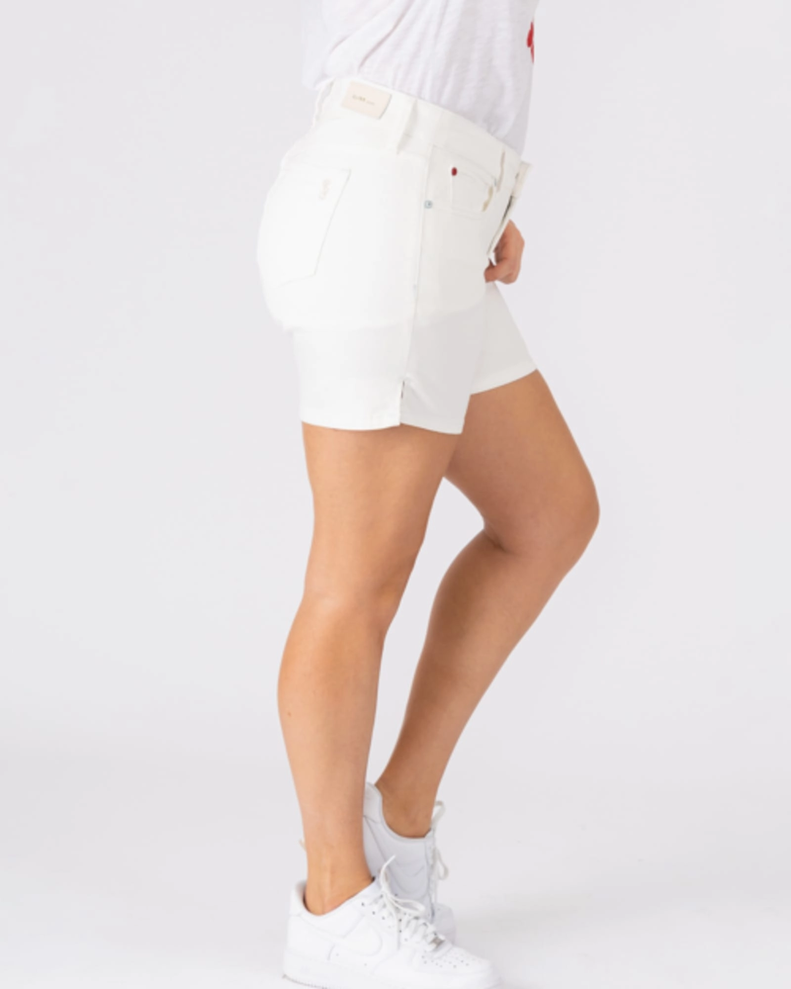 Baylee Side Vent Shorts | WHITE Match With All
