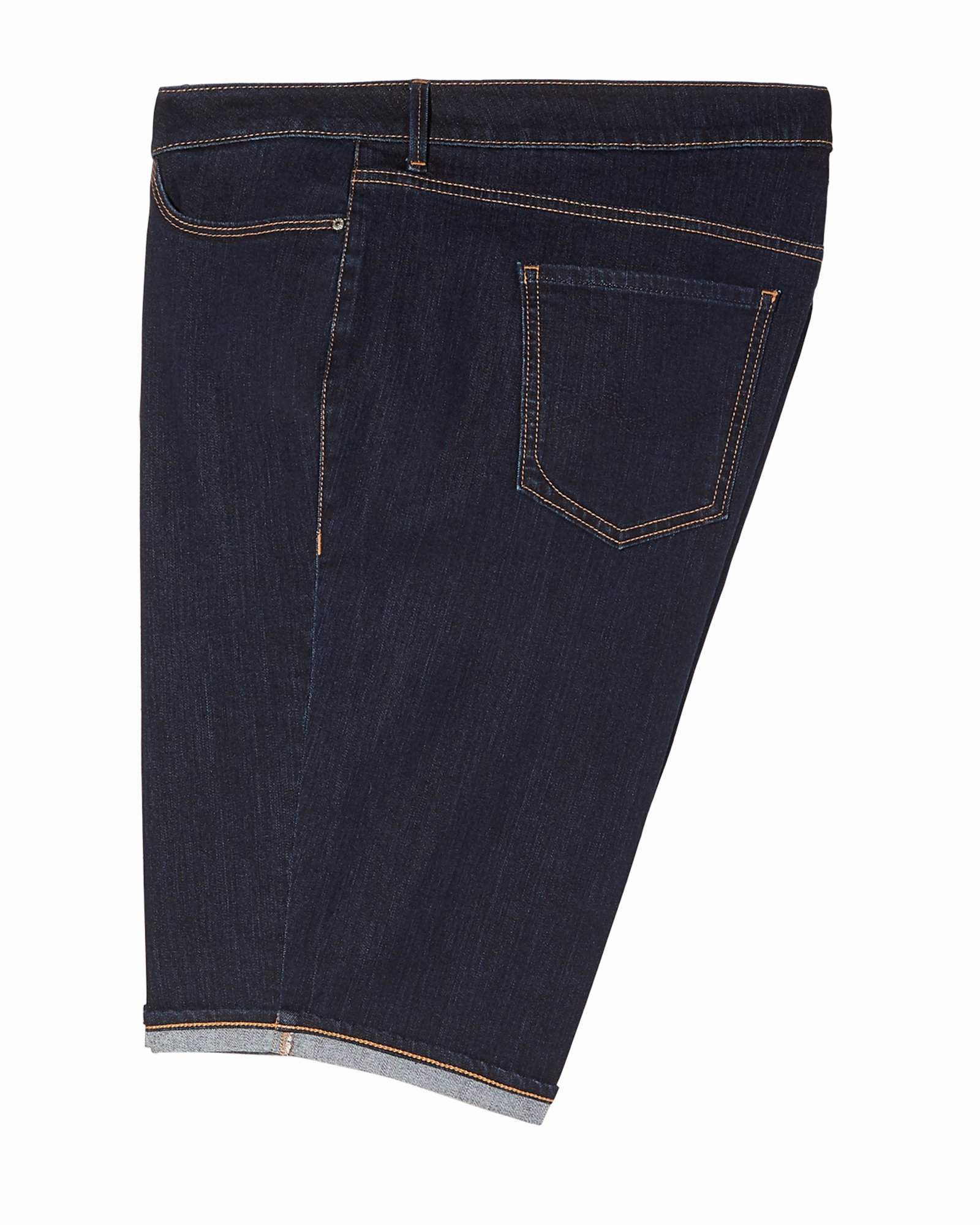 Classic Item Festival Outfit Comfy Bayview Rolled Cuff Bermuda Short | Dark Wash