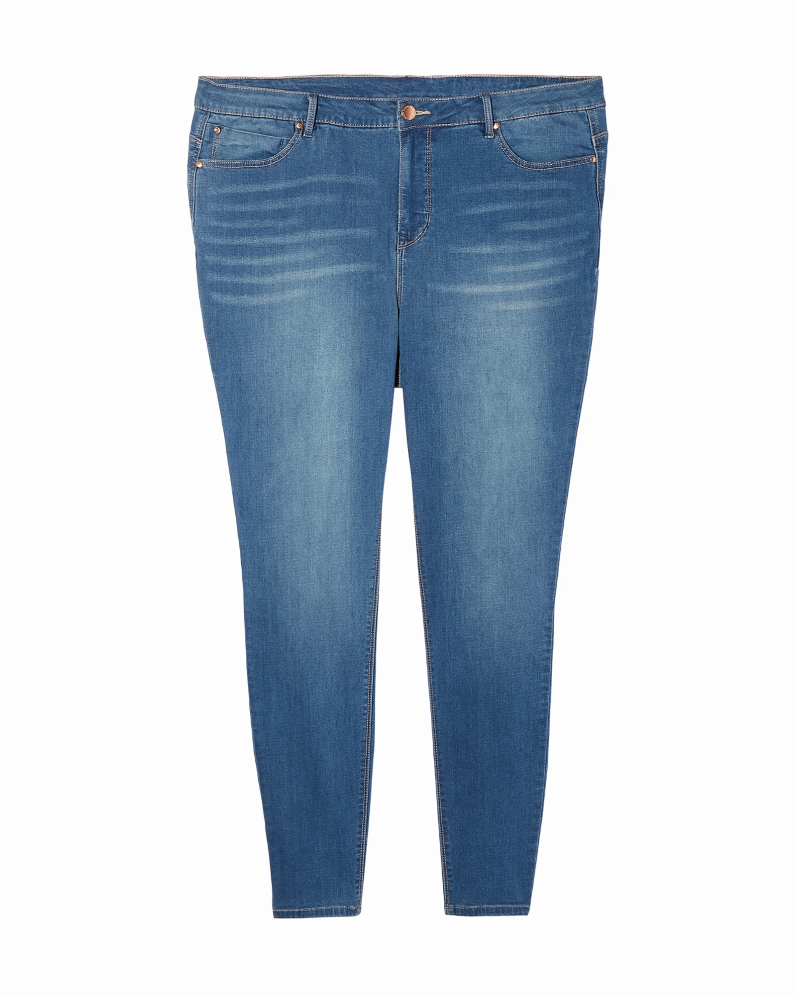 Beacon Skinny Stretch Jean | Medium Wash Quick Drying Fabric