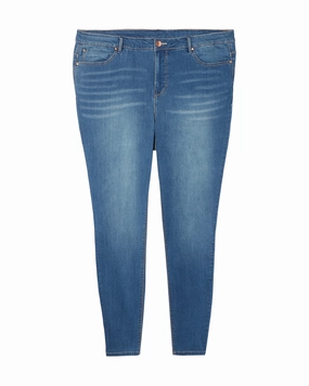 Beacon Skinny Stretch Jean | Medium Wash Quick Drying Fabric