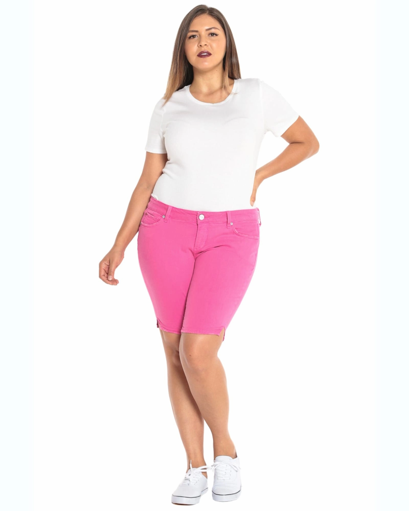 Bermuda - Hot Pink | HOT PINK Casual Spring Mood Classic Wear Chic Design Look