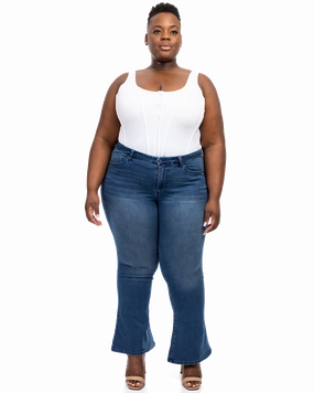 Better Butter Super High-Rise Flare | Donna Comfortable Tailoring Classic Style