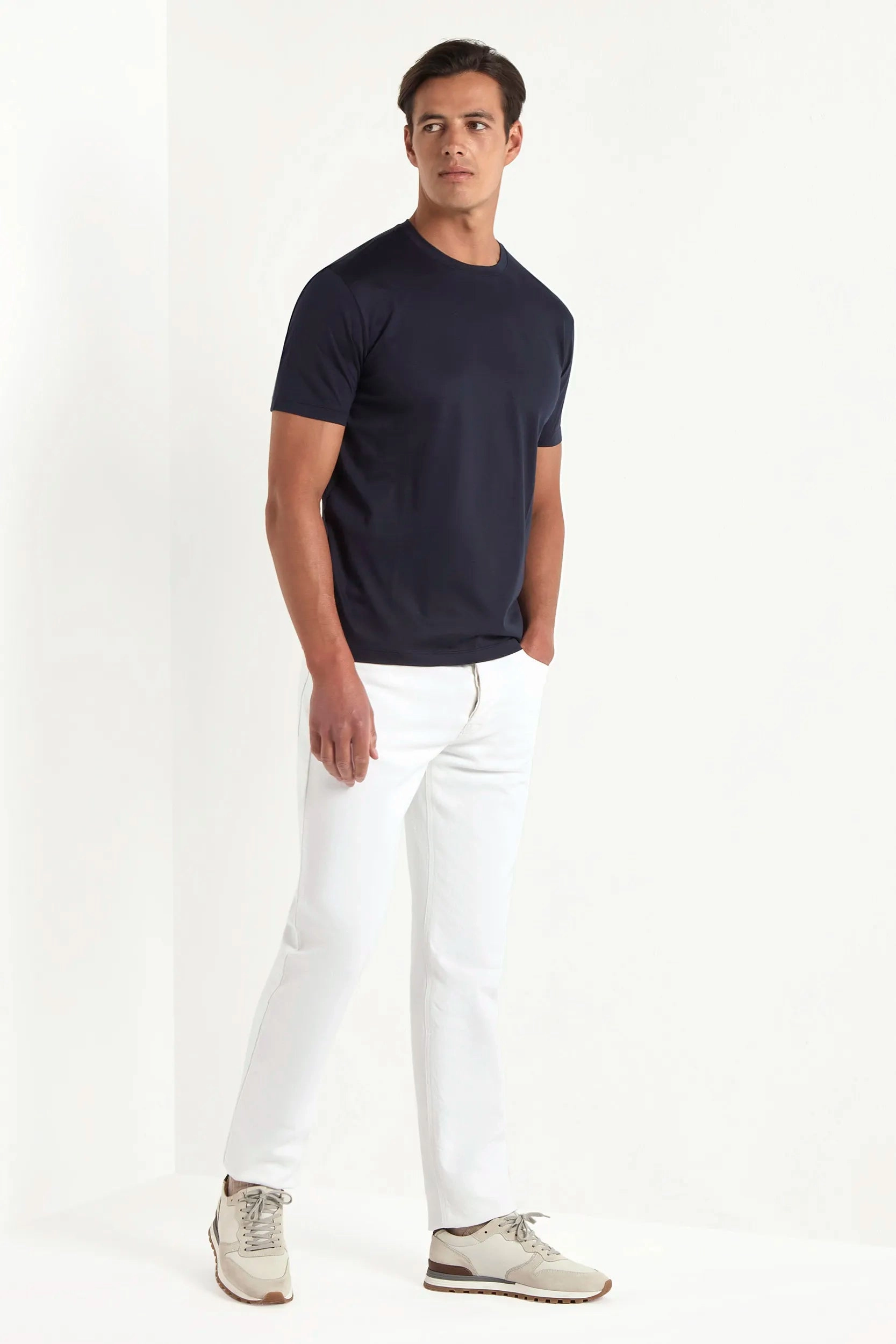 Cozy Moments Urban Classic Blue jersey t-shirt - Made in Italy