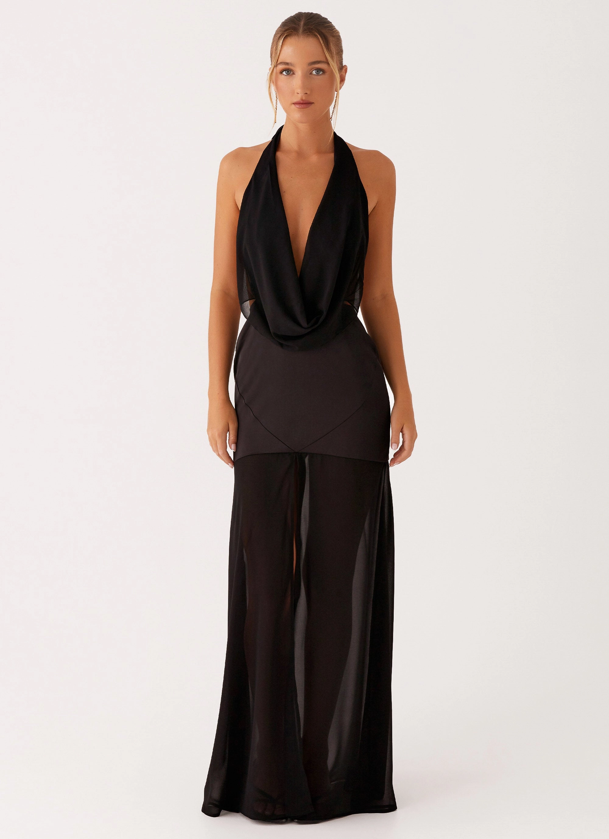 Fenella Maxi Dress - Black Relax Layers