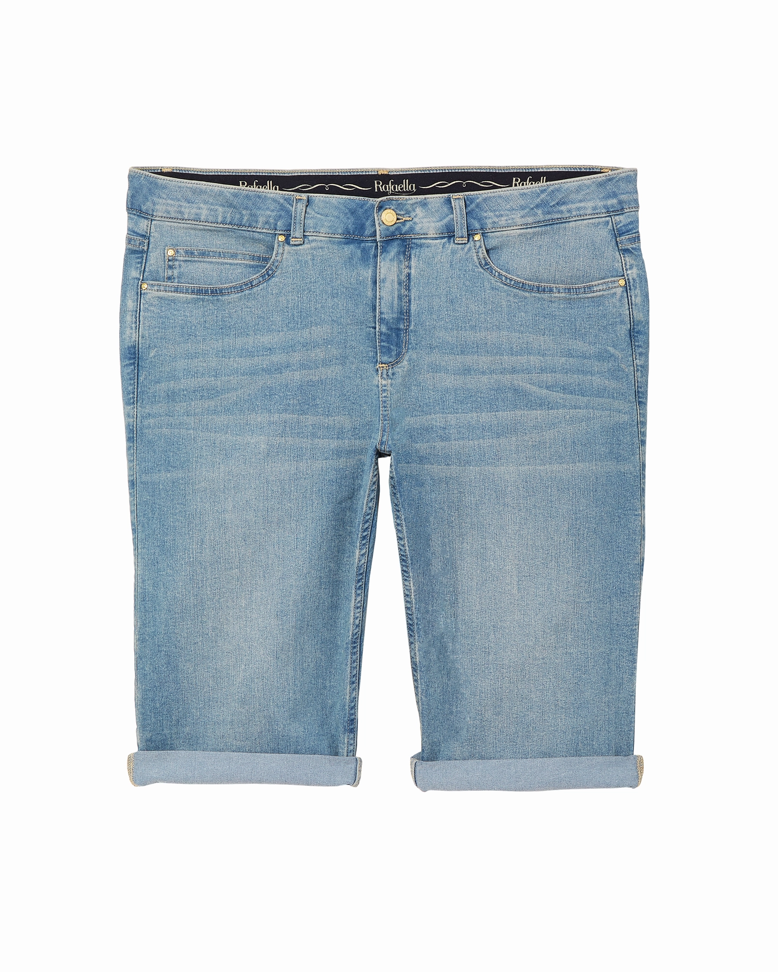 Vintage Lover Teen Outfit Bradford Cuffed Bermuda Short | Light Wash