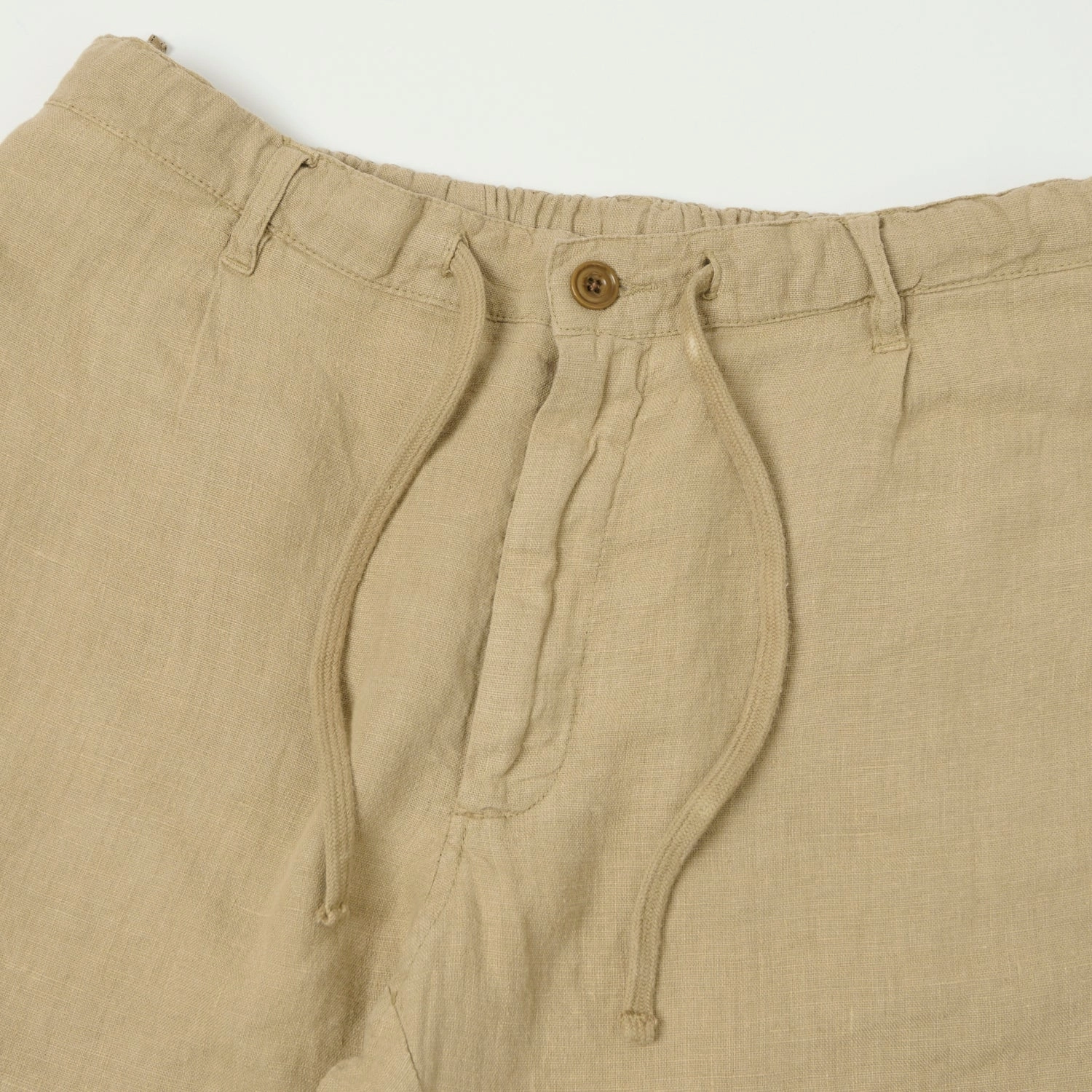 Unisex Design Hartford 'Tank' Linen Shorts - Desert