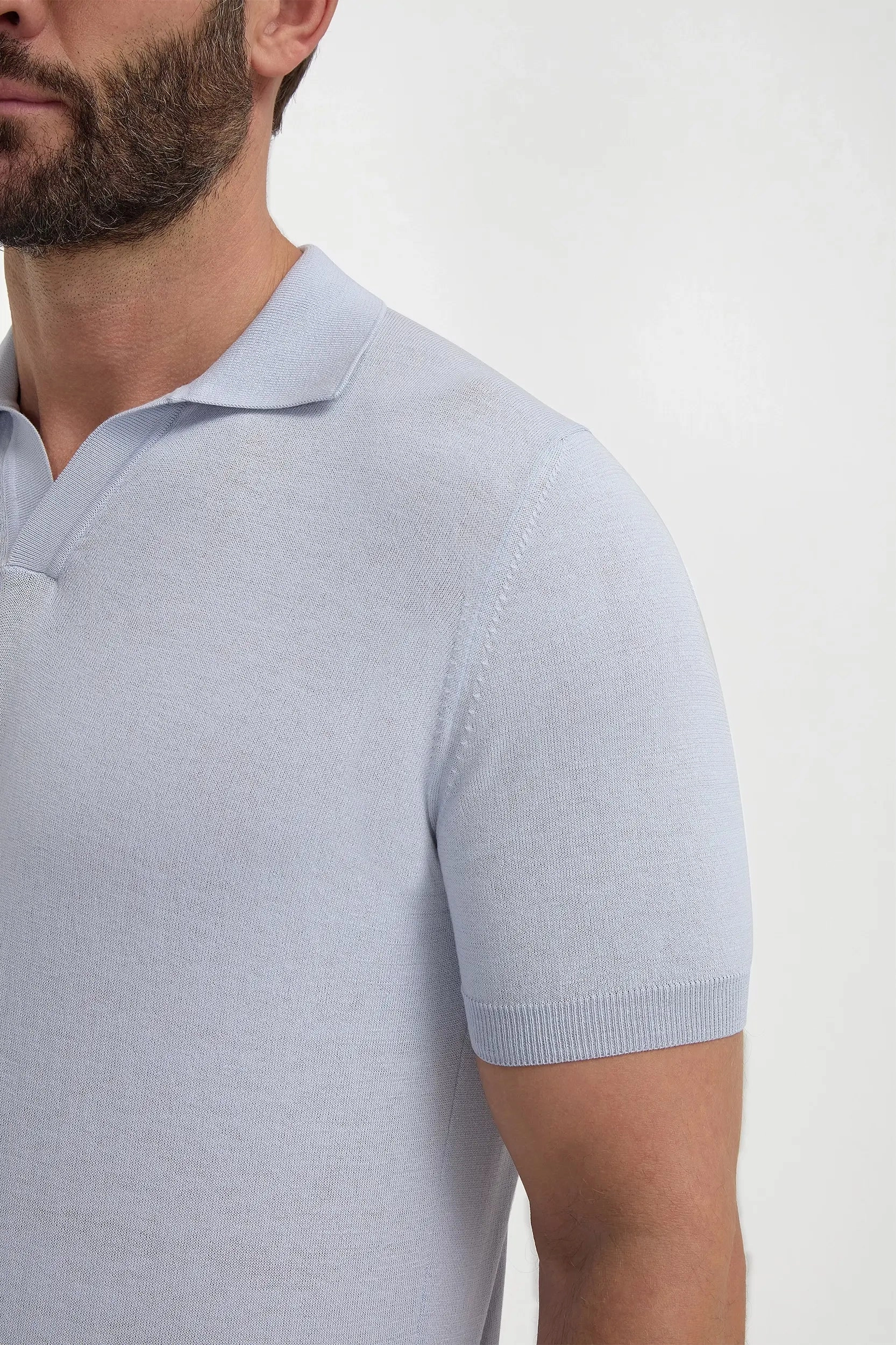 Simple Outfit Light blue polo - Made in Italy