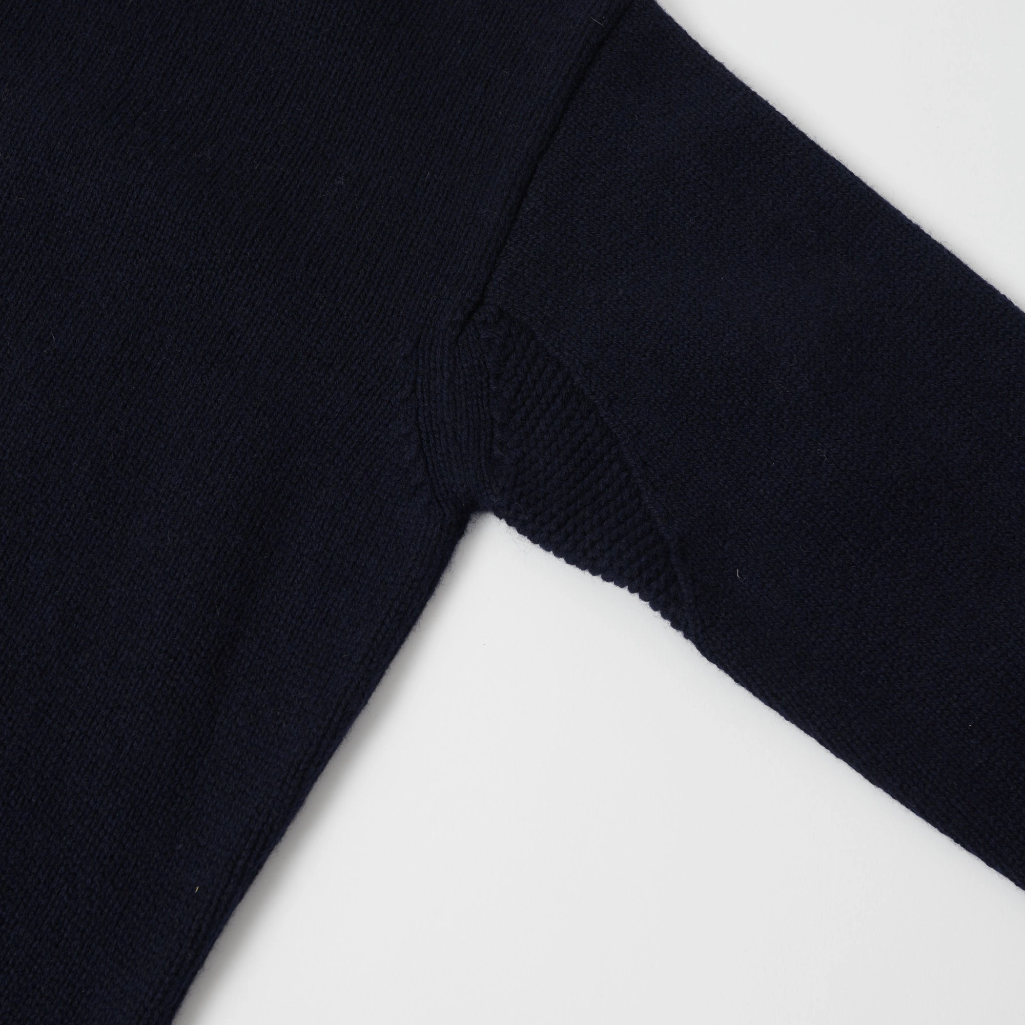 Urban Look LowCarbon Footprint Textile Merz b. Schwanen 'Good Basics' Wool Cashmere Knit Turtleneck - Dark Navy