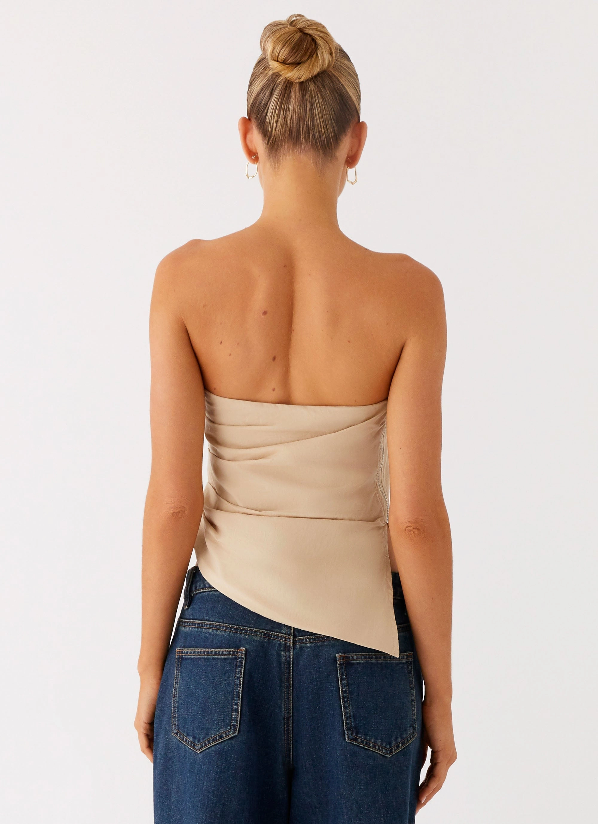 appearance Briana Strapless Top - Tan