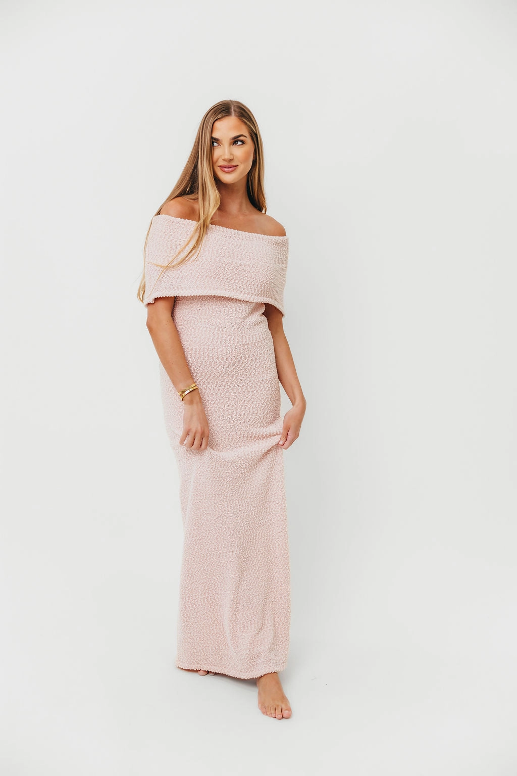 Brit Maxi Dress in Dusty Pink - Bump Friendly All Time Chill Comfort