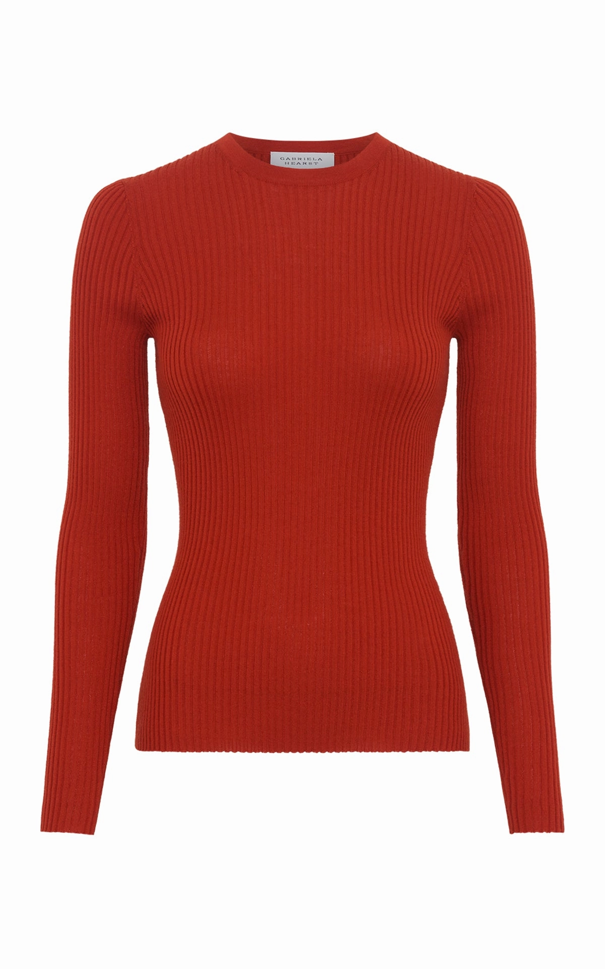 Browning Knit Sweater in Antelope Orange Cashmere Silk Street Comfort 3D Knitting Technology